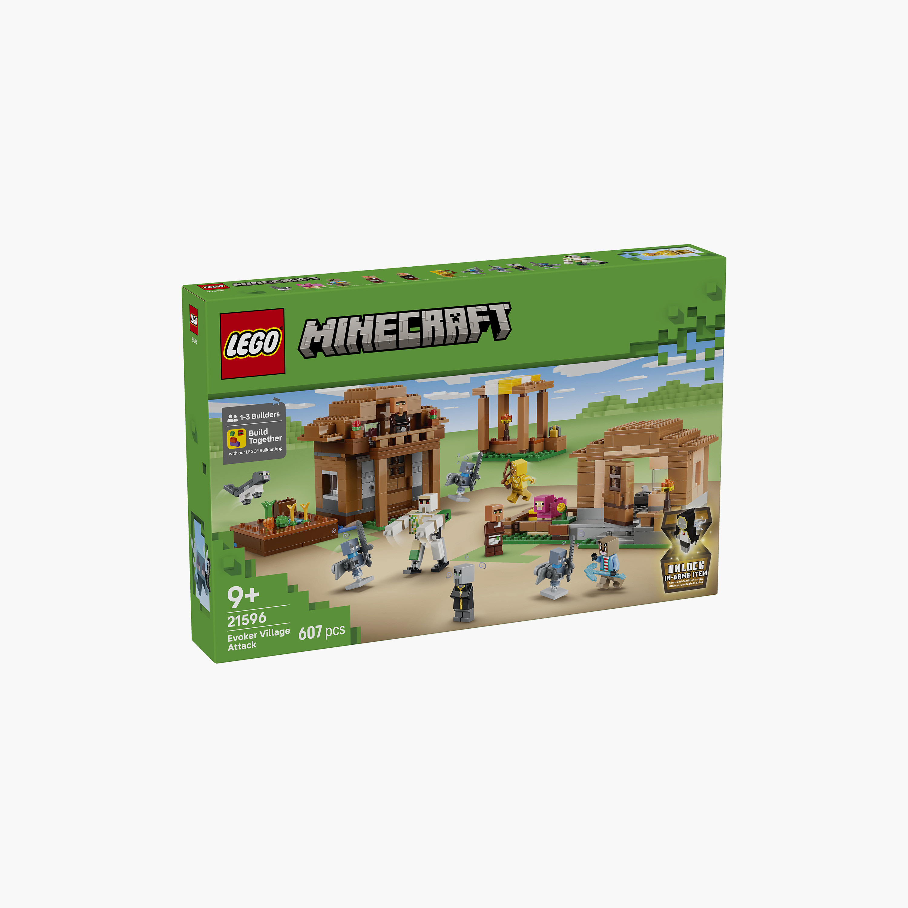 Lego Minecraft Evoker Village Attack Block Playset-toys-buildingblocks-blocks-image-7