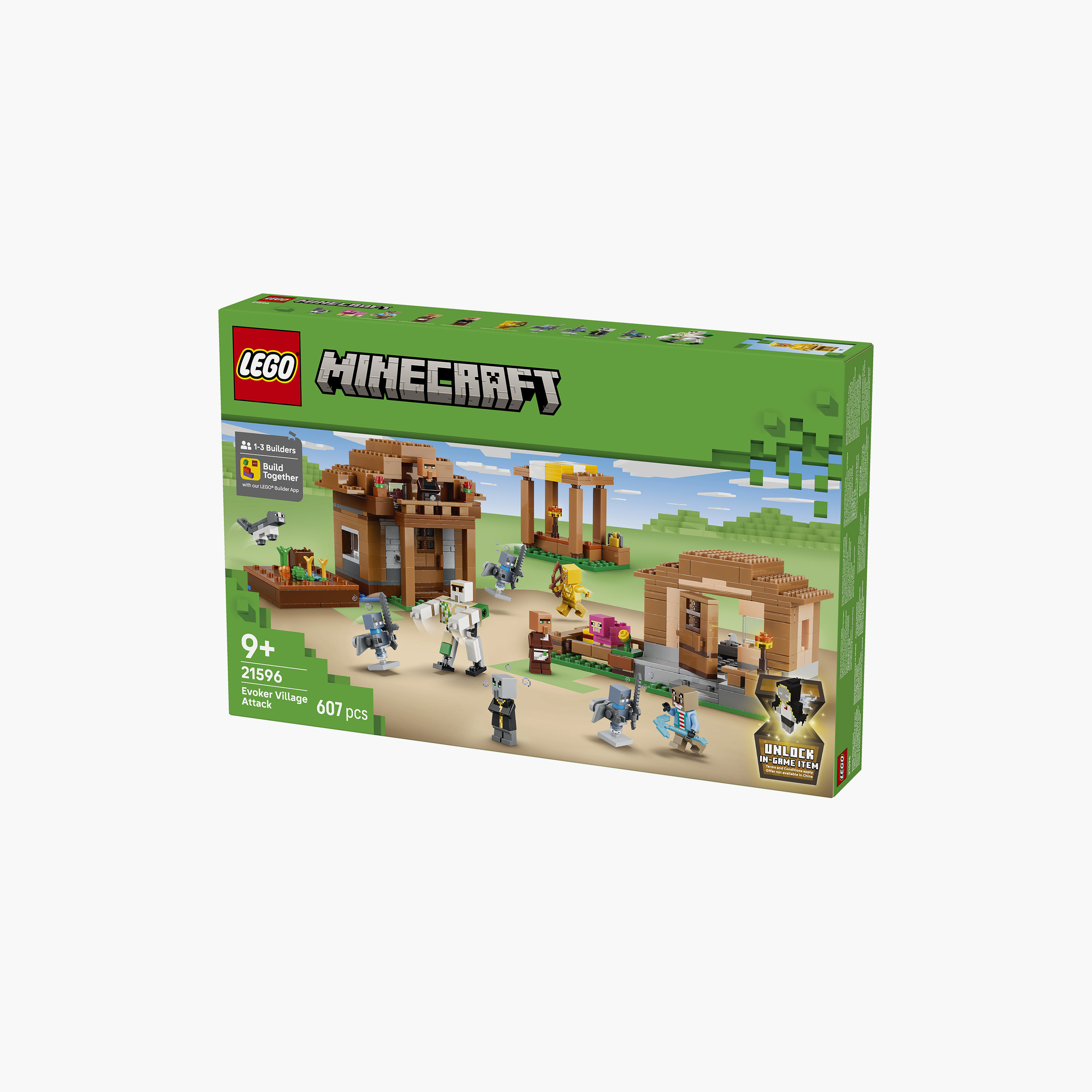 Lego Minecraft Evoker Village Attack Block Playset-toys-buildingblocks-blocks-image-8