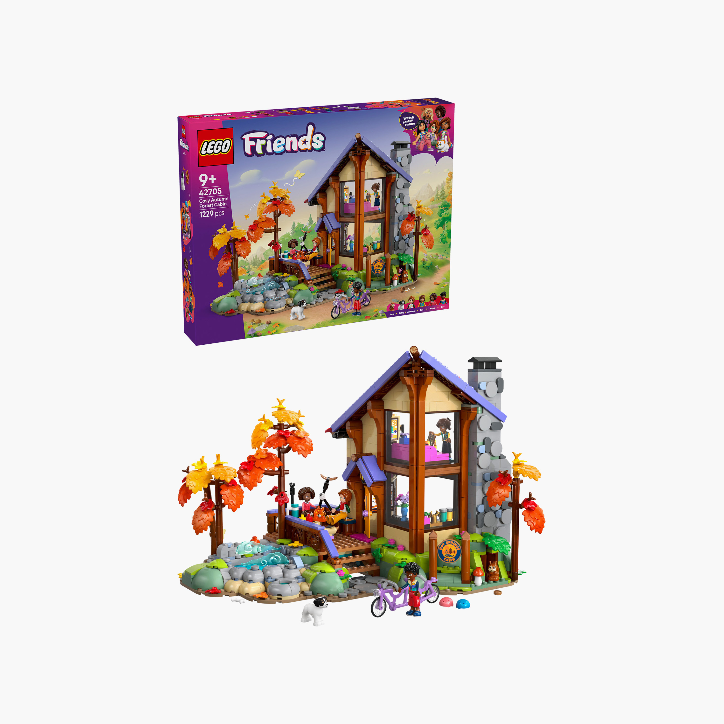Lego Friends Cozy Fall Forest Cabin Block Playset-toys-buildingblocks-blocks-image-1