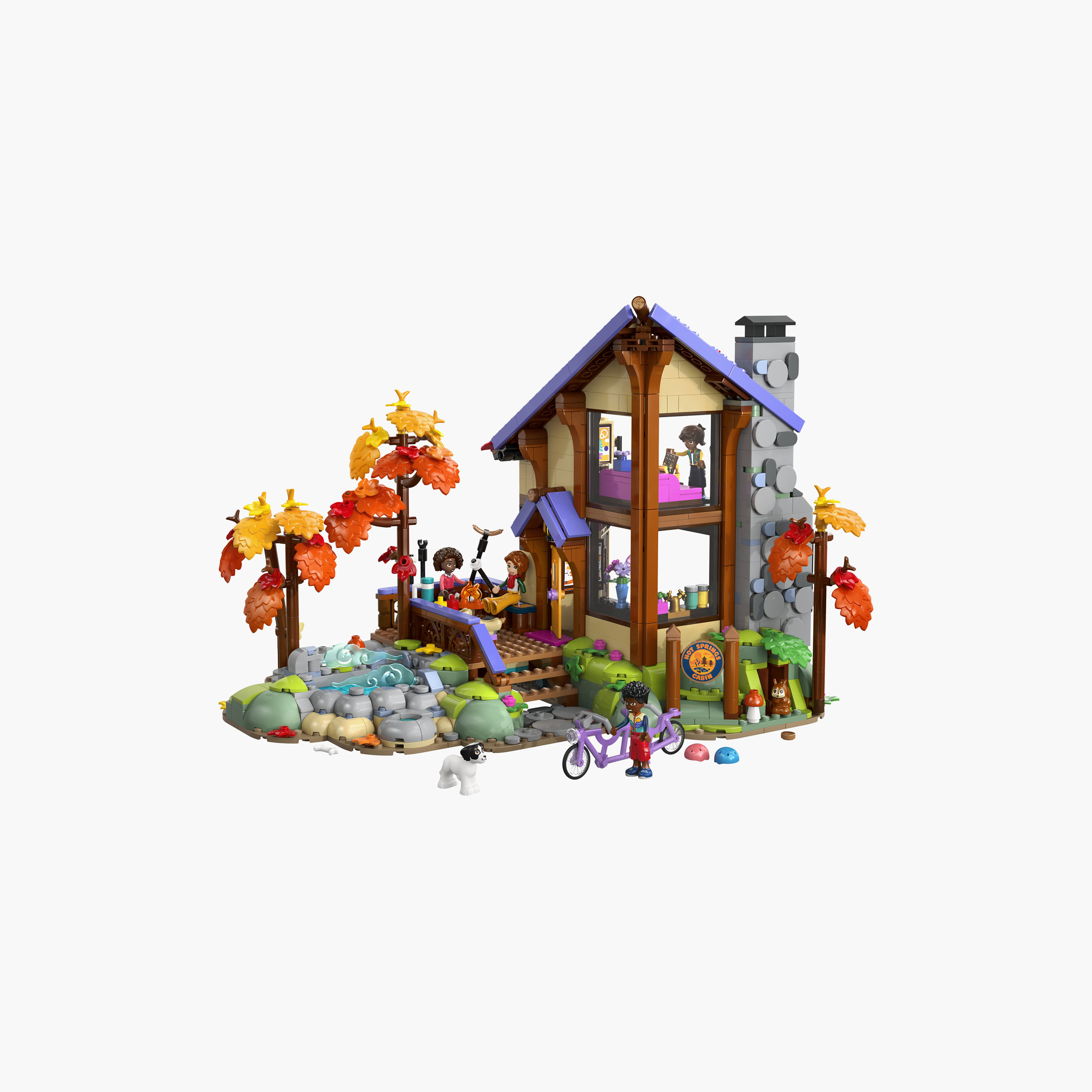 Lego Friends Cozy Fall Forest Cabin Block Playset-toys-buildingblocks-blocks-image-2