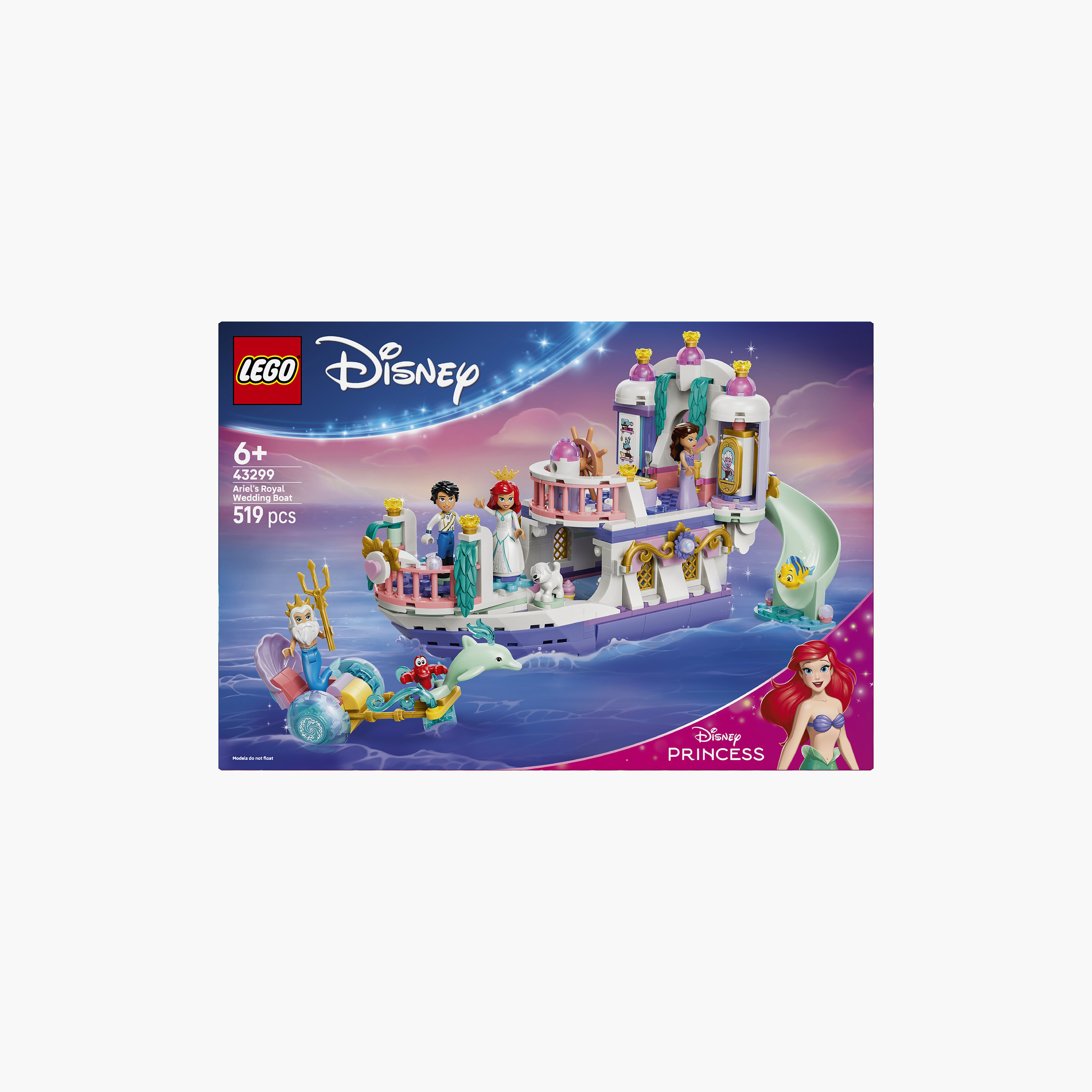 Lego Disney Princess Ariel’s Royal Wedding Boat Block Playset-toys-buildingblocks-blocks-image-6