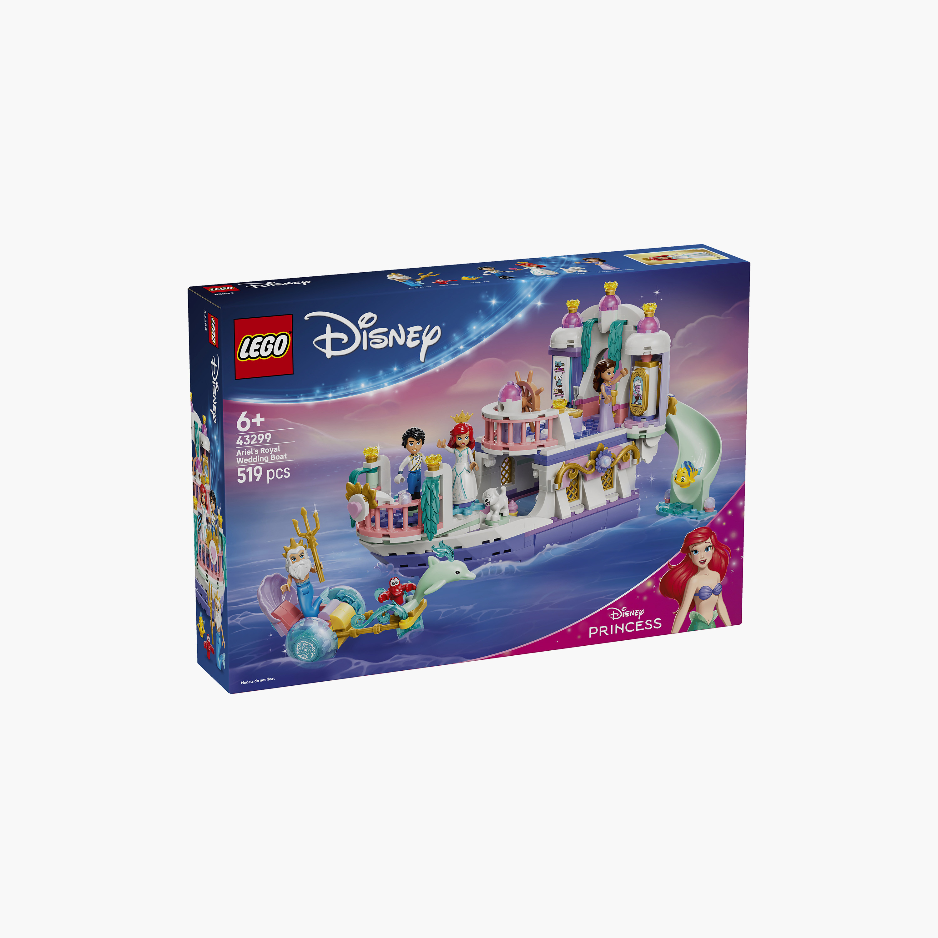 Lego Disney Princess Ariel’s Royal Wedding Boat Block Playset-toys-buildingblocks-blocks-image-7