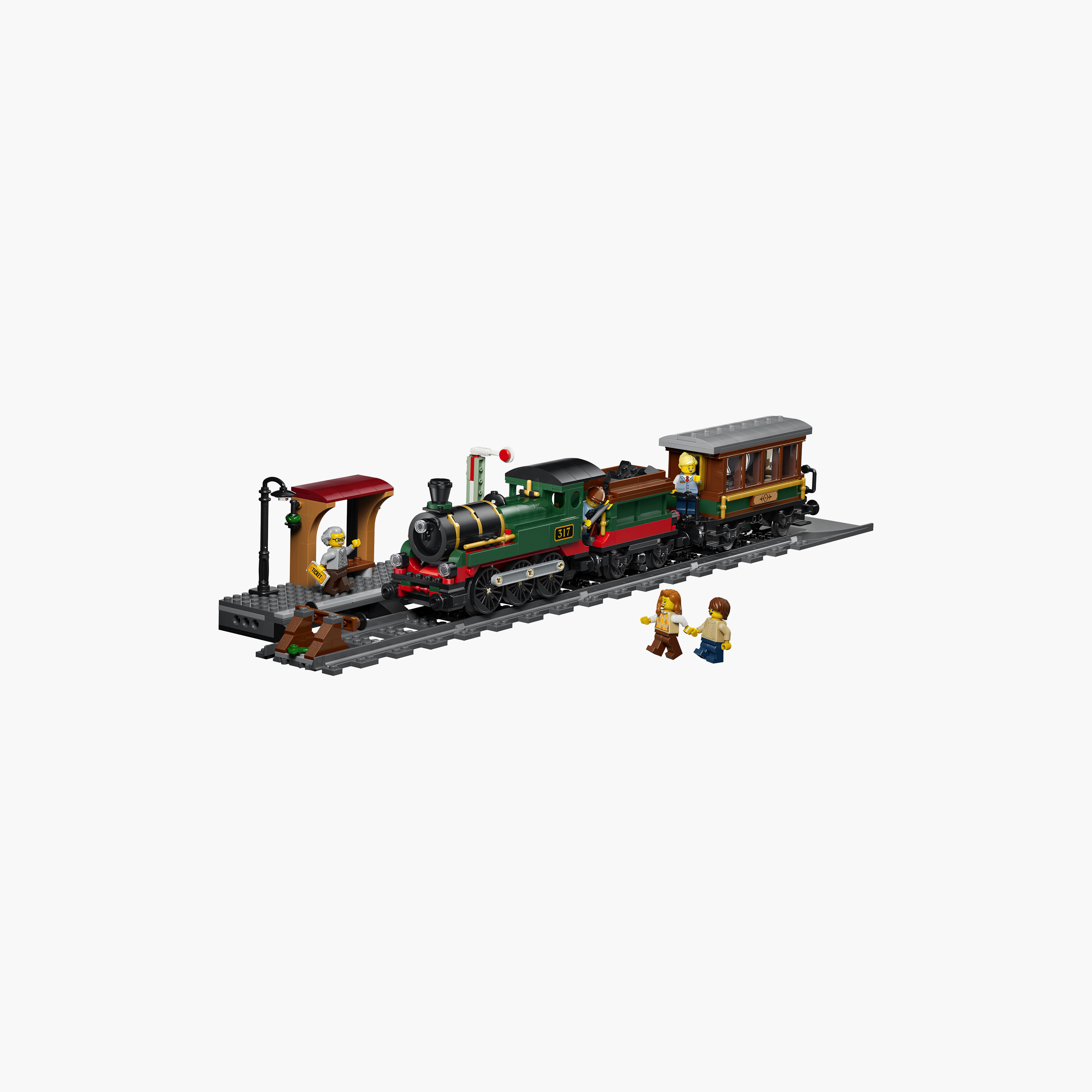 Lego City Vintage Steam Train Block Playset-toys-buildingblocks-blocks-image-2