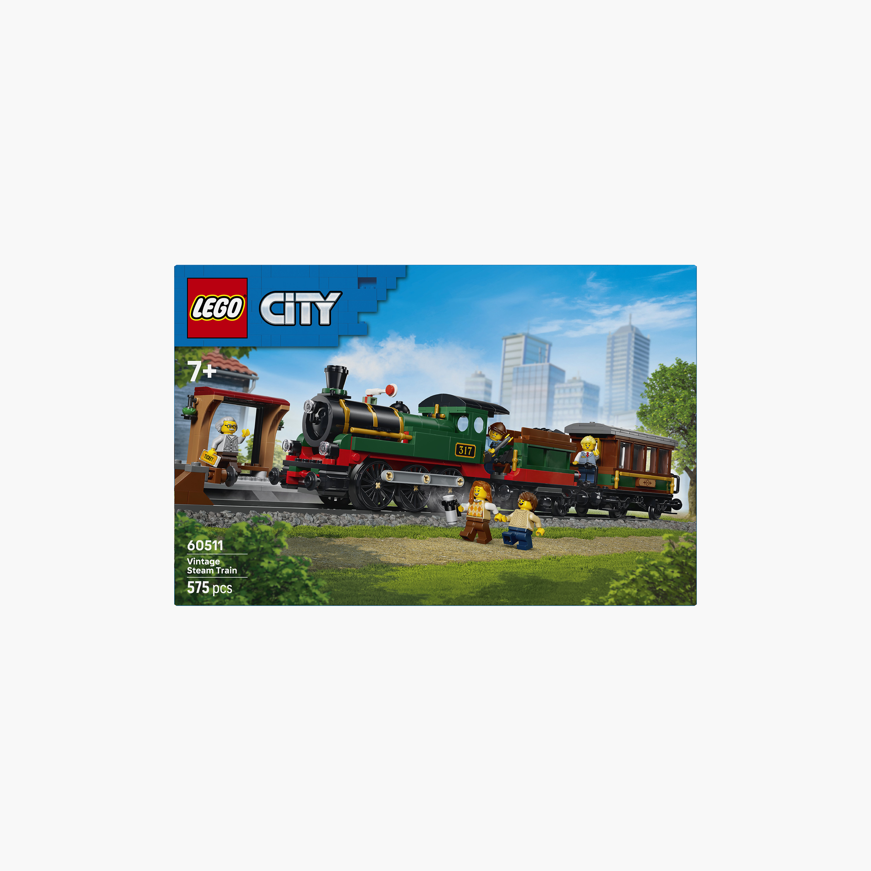 Lego City Vintage Steam Train Block Playset-toys-buildingblocks-blocks-image-6