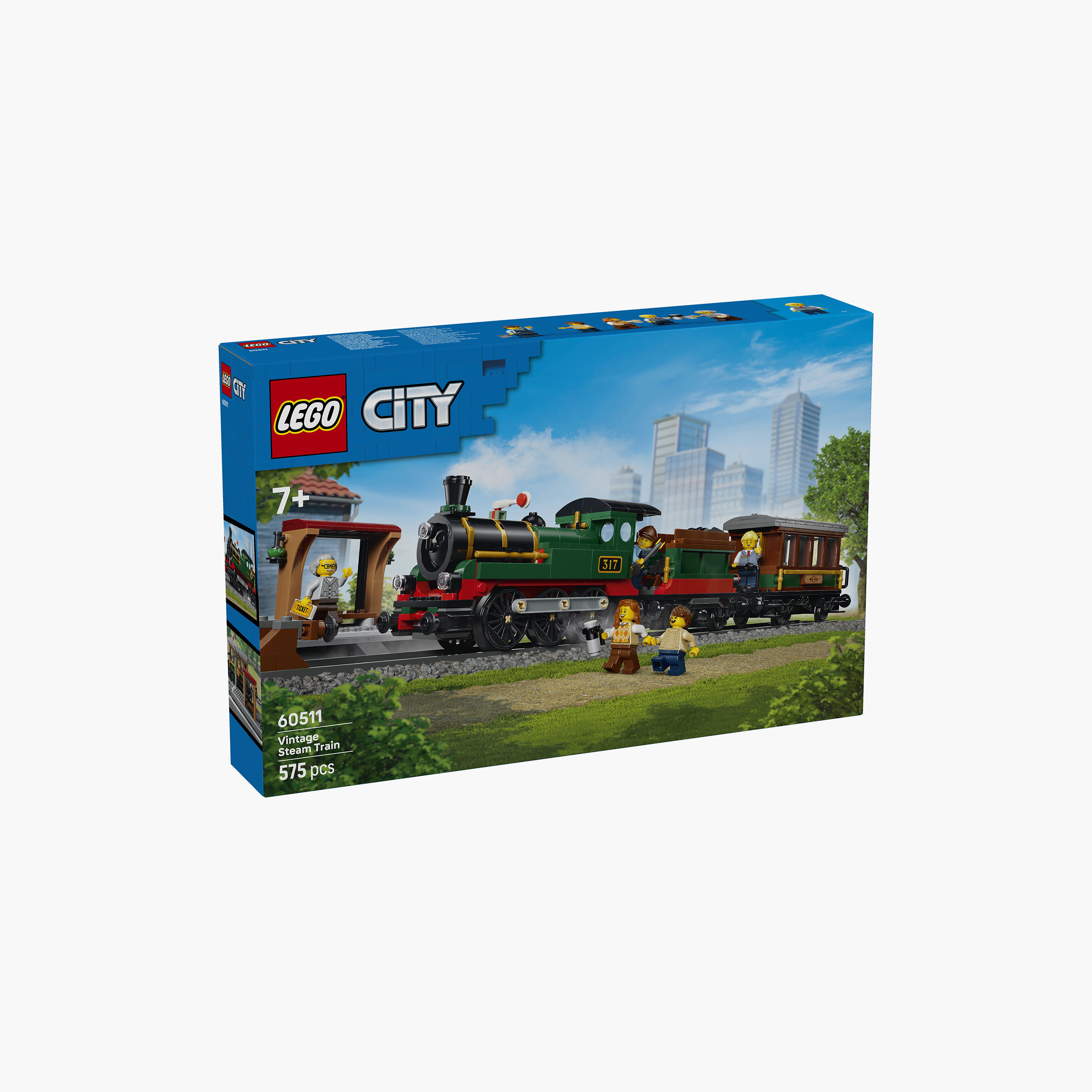 Lego City Vintage Steam Train Block Playset-toys-buildingblocks-blocks-image-7