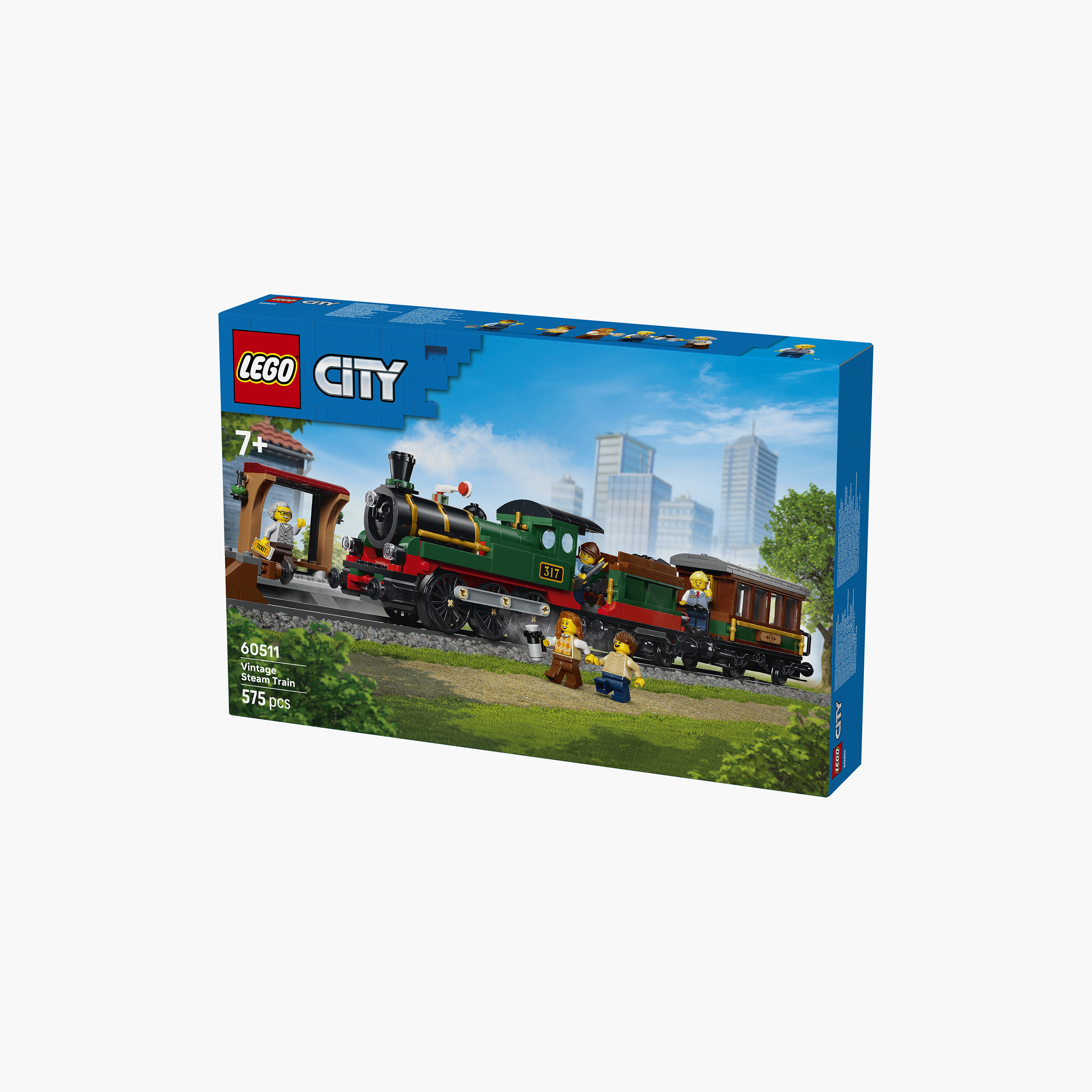Lego City Vintage Steam Train Block Playset-toys-buildingblocks-blocks-image-8