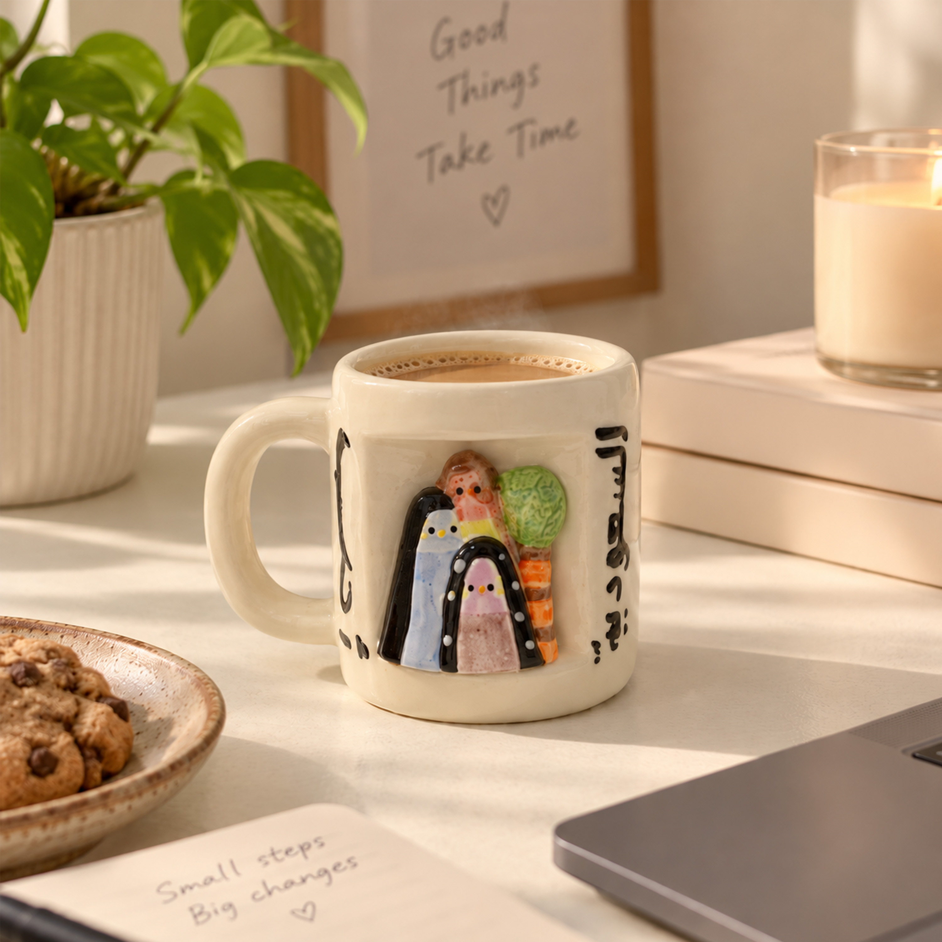 ماغ سيراميك "السعودية" بمجسم عائلي - 250 مل-household-dining-teaandcoffee-mugsandcups-image-3