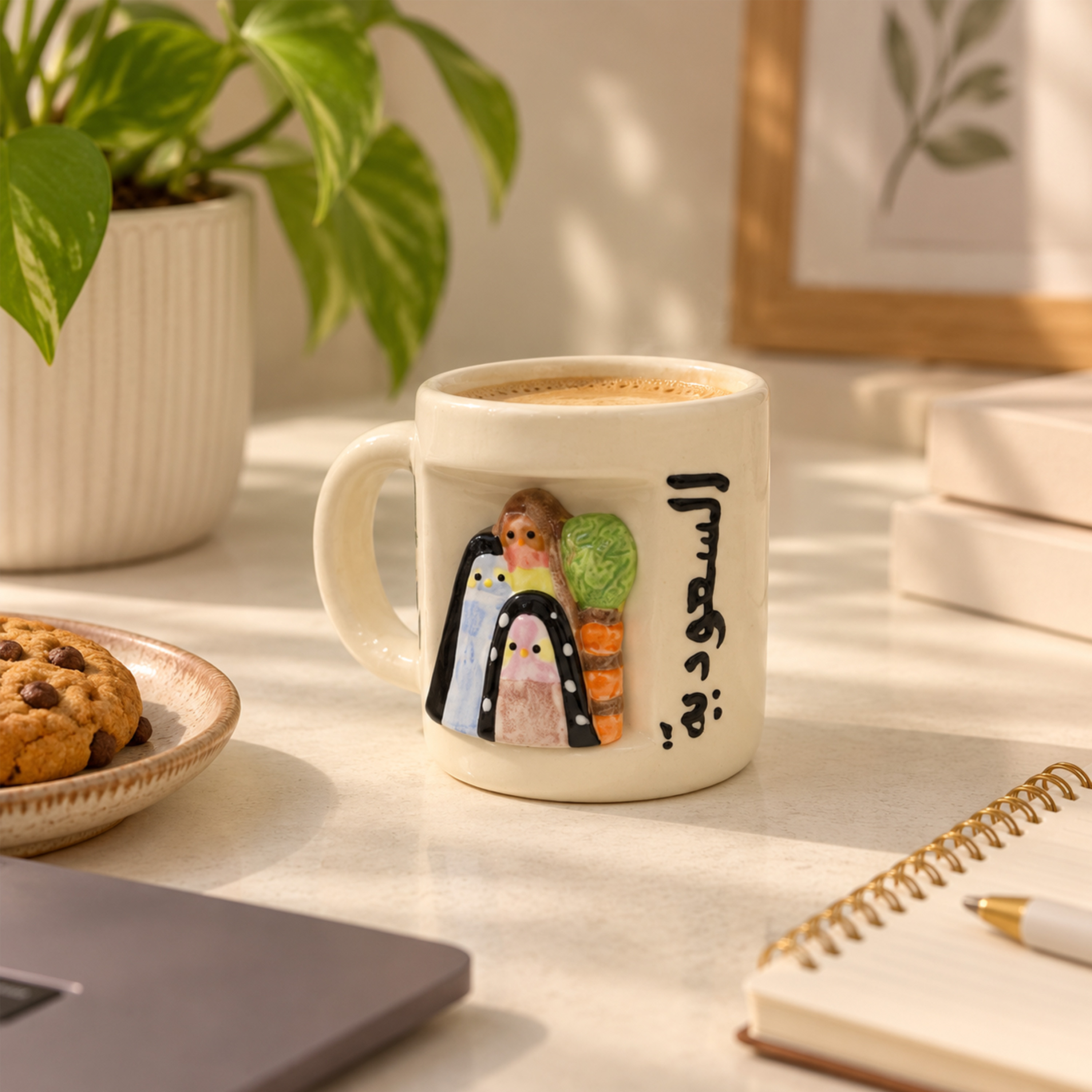 ماغ سيراميك "السعودية" بمجسم عائلي - 250 مل-household-dining-teaandcoffee-mugsandcups-image-5