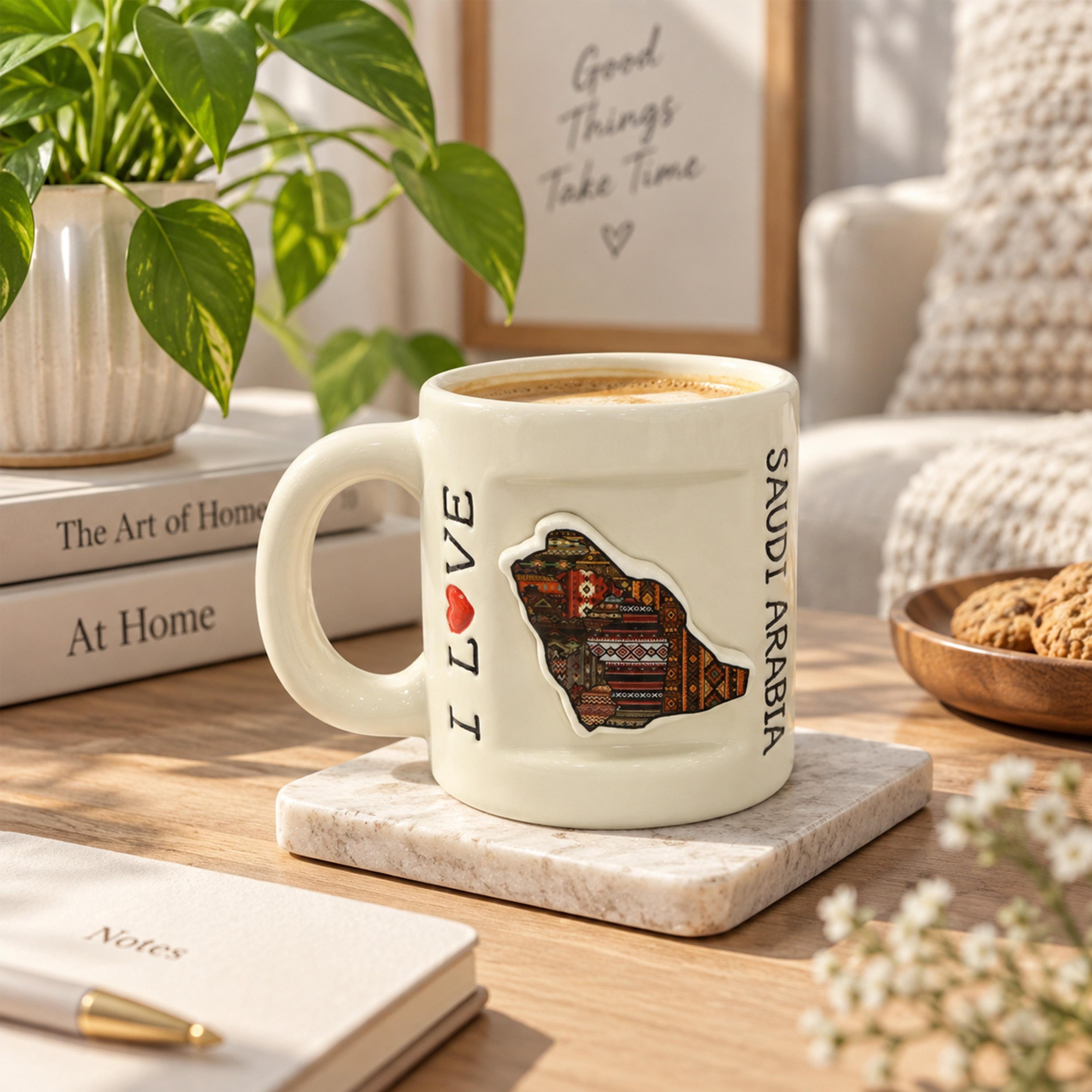ماغ سيراميك "أحب السعودية" بتصميم خريطة فسيفسائية - 250 مل-household-dining-teaandcoffee-mugsandcups-image-5