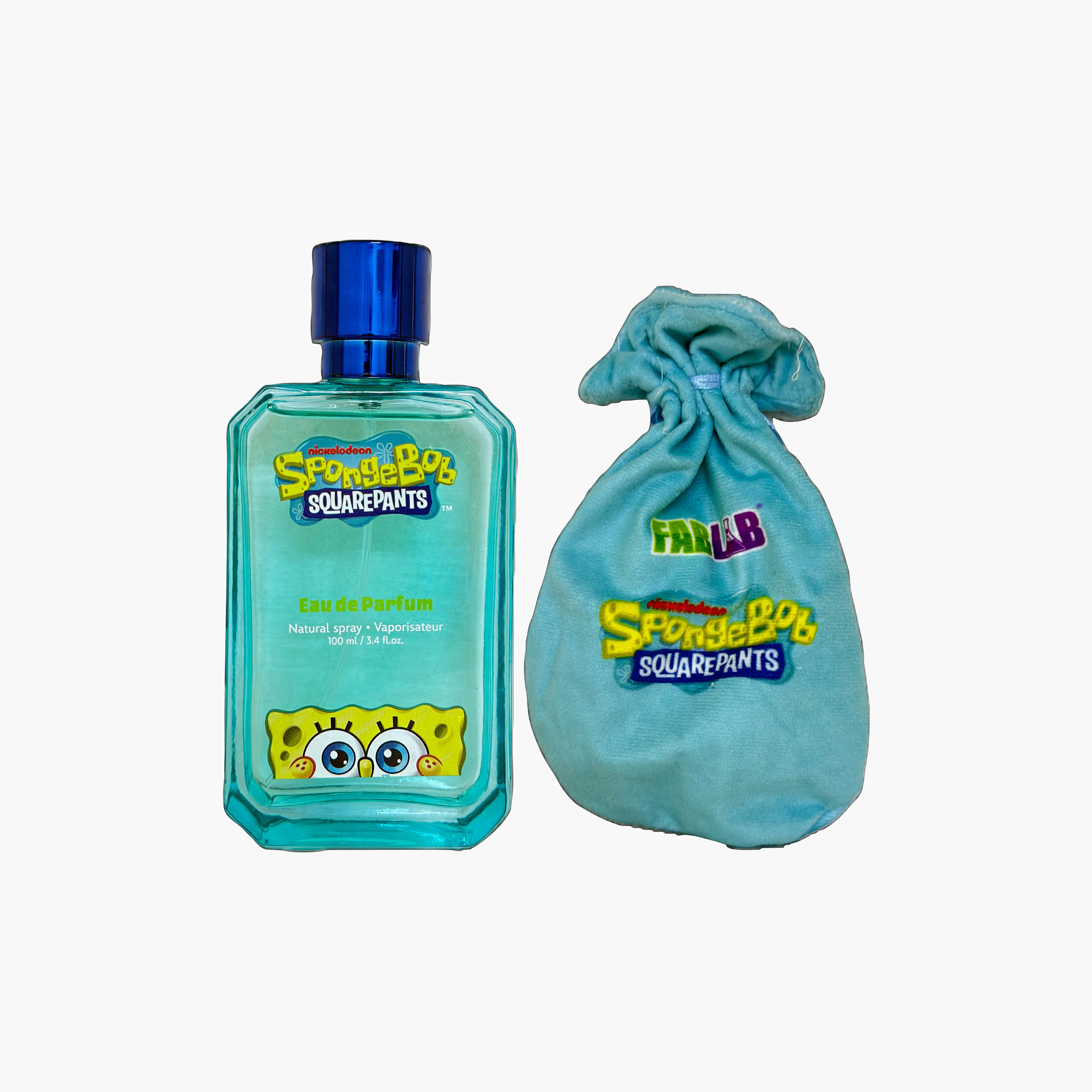 Fablab Classic Spongebob EDP Natural Spray with Travel Pouch - 100 ml-girls-accessories-perfumesandfragrances-image-1