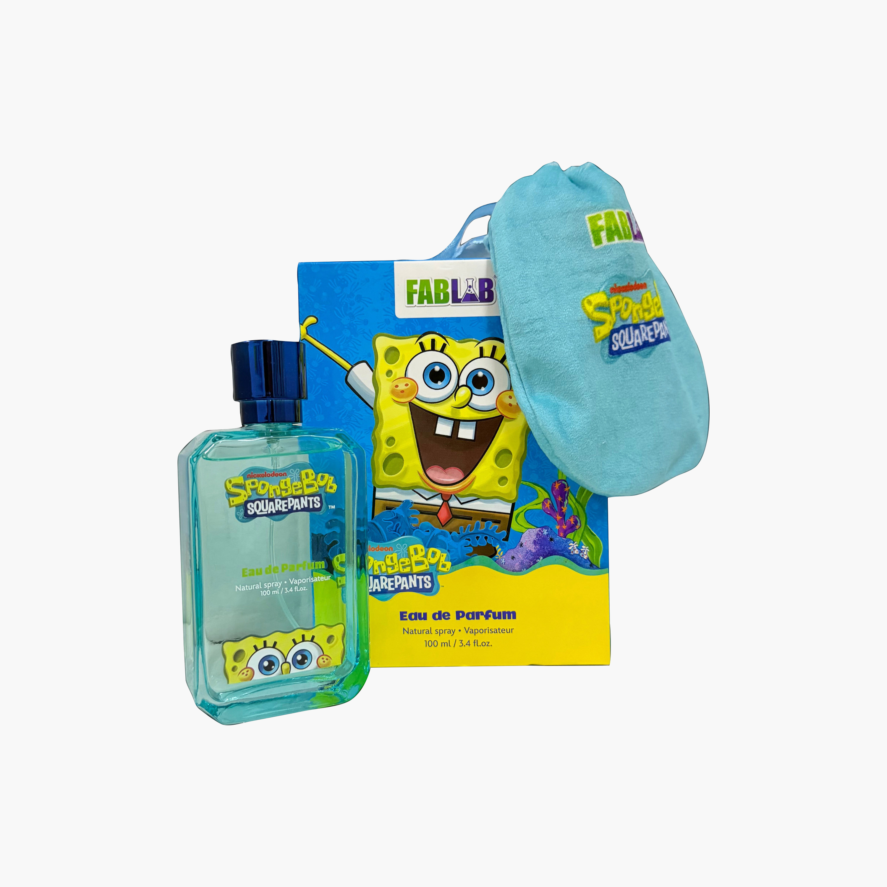 Fablab Classic Spongebob EDP Natural Spray with Travel Pouch - 100 ml-girls-accessories-perfumesandfragrances-image-3