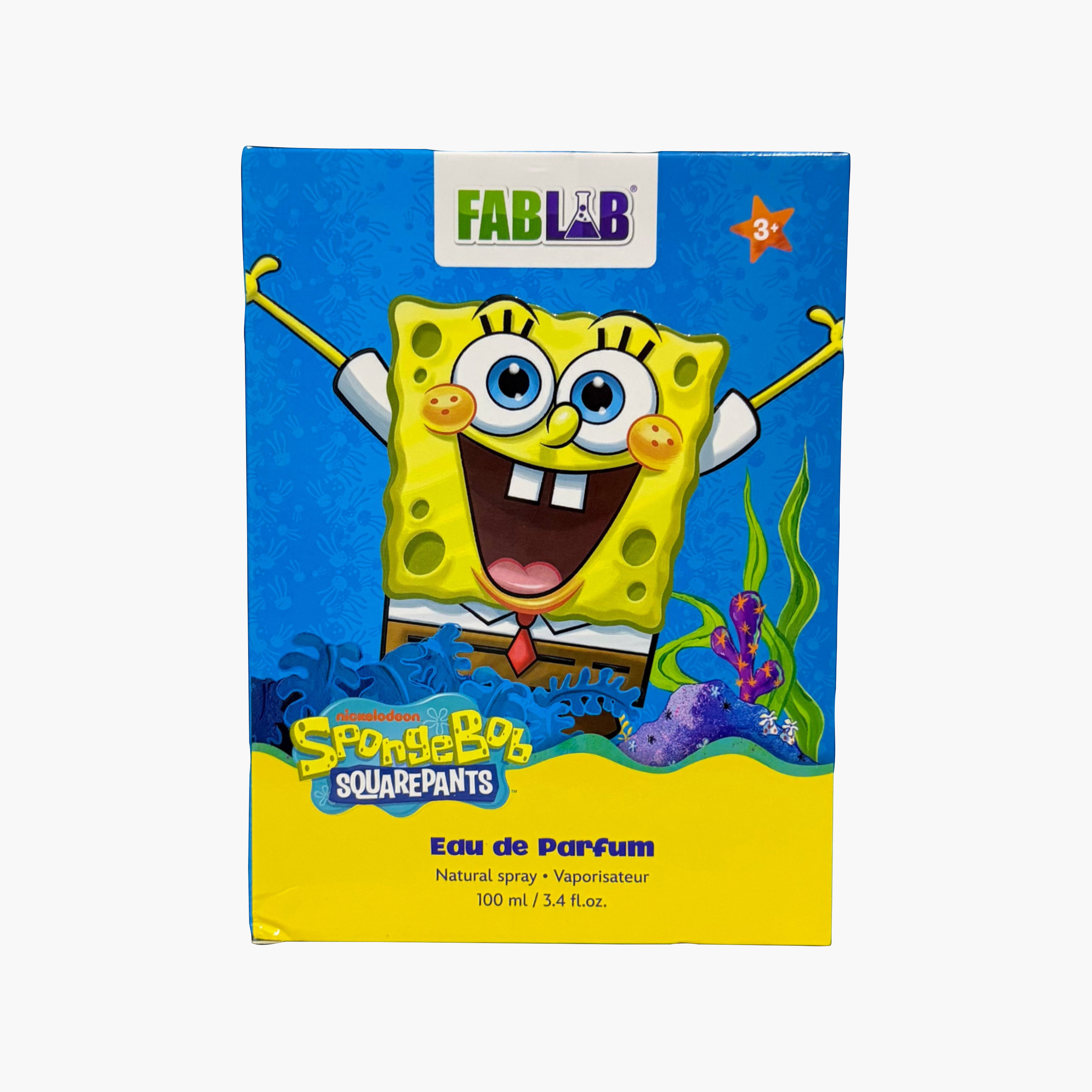 Fablab Classic Spongebob EDP Natural Spray with Travel Pouch - 100 ml-girls-accessories-perfumesandfragrances-image-5