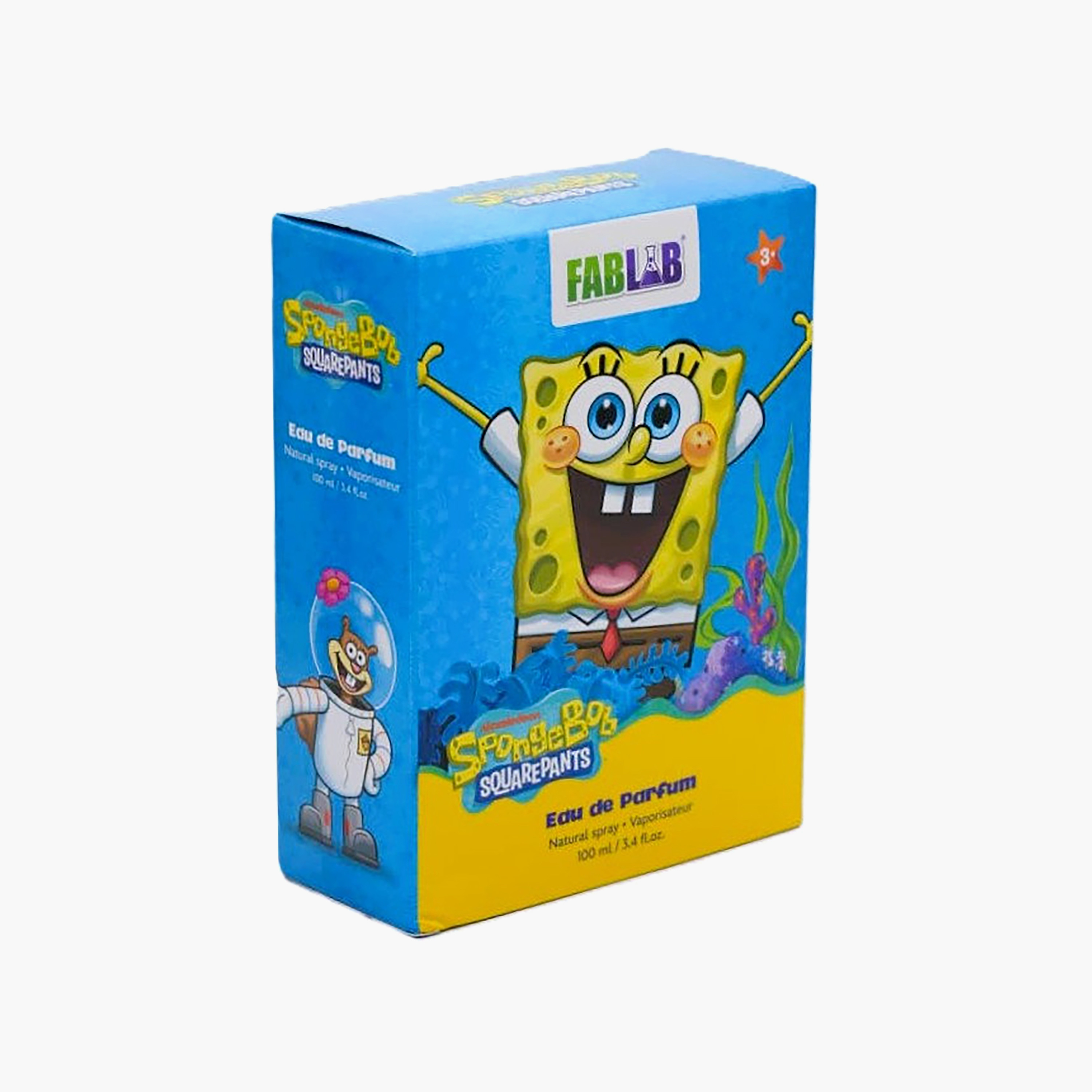 Fablab Classic Spongebob EDP Natural Spray with Travel Pouch - 100 ml-girls-accessories-perfumesandfragrances-image-6