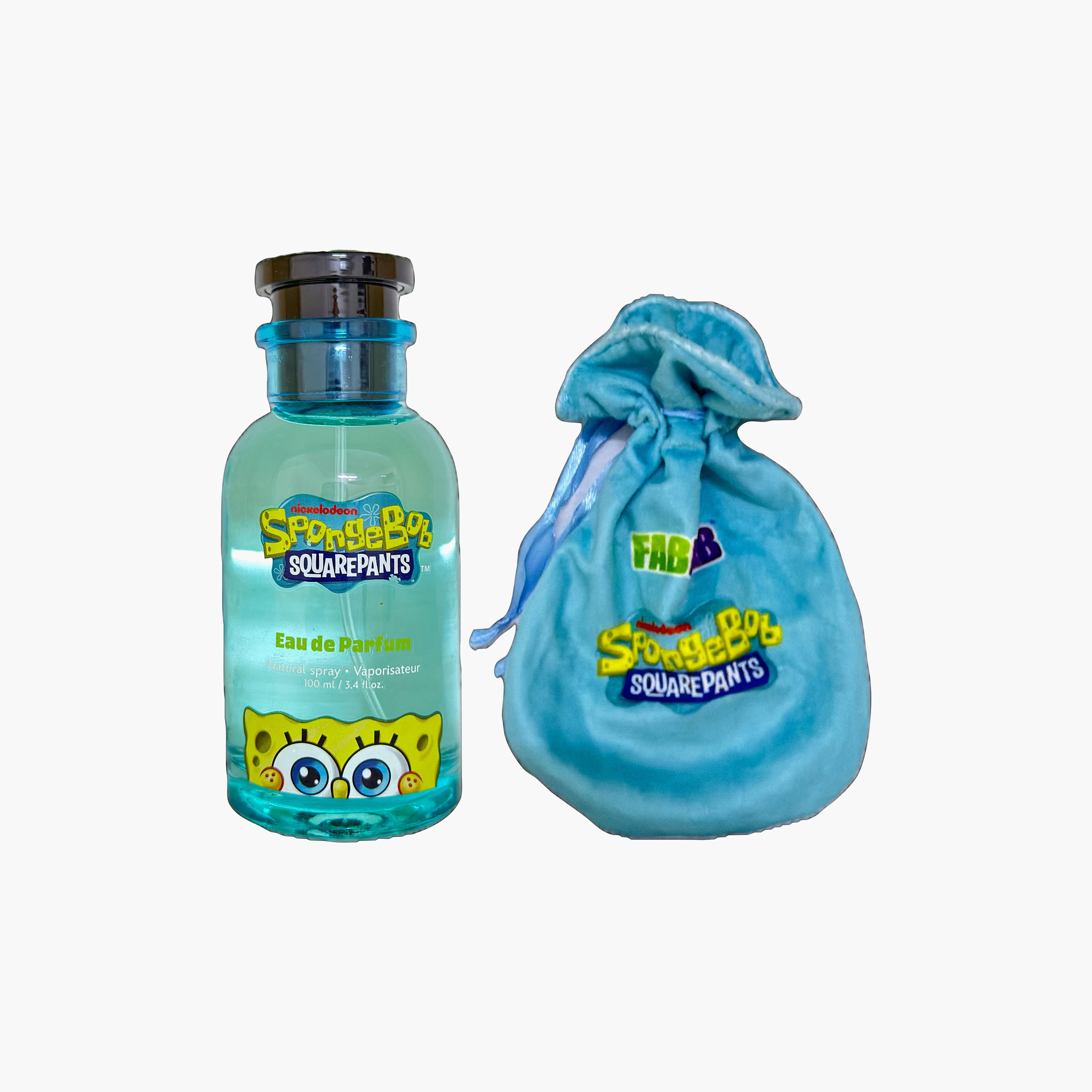 Fablab Spongebob EDP Natural Spray with Travel Pouch - 100 ml-girls-accessories-perfumesandfragrances-image-1
