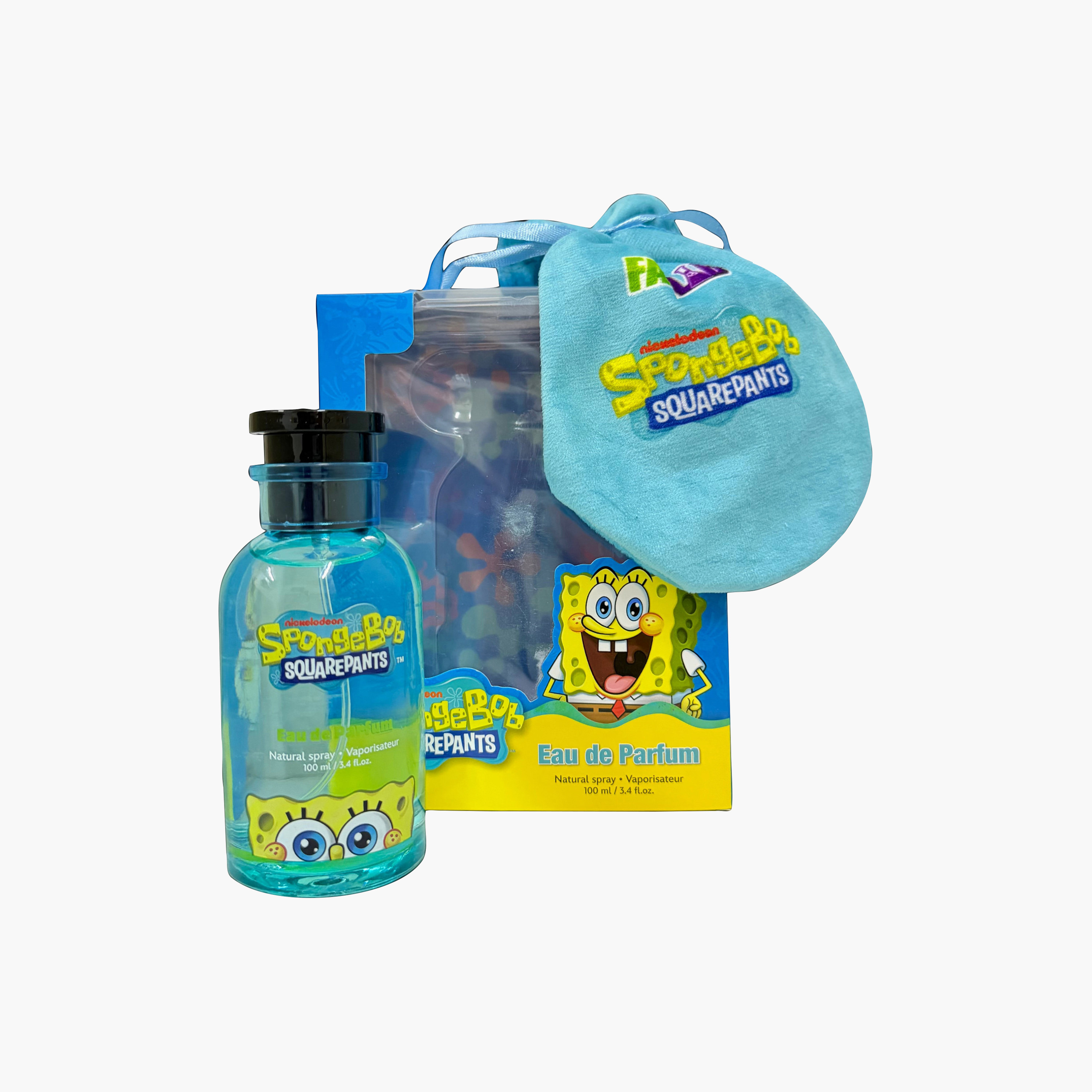 Fablab Spongebob EDP Natural Spray with Travel Pouch - 100 ml-girls-accessories-perfumesandfragrances-image-3