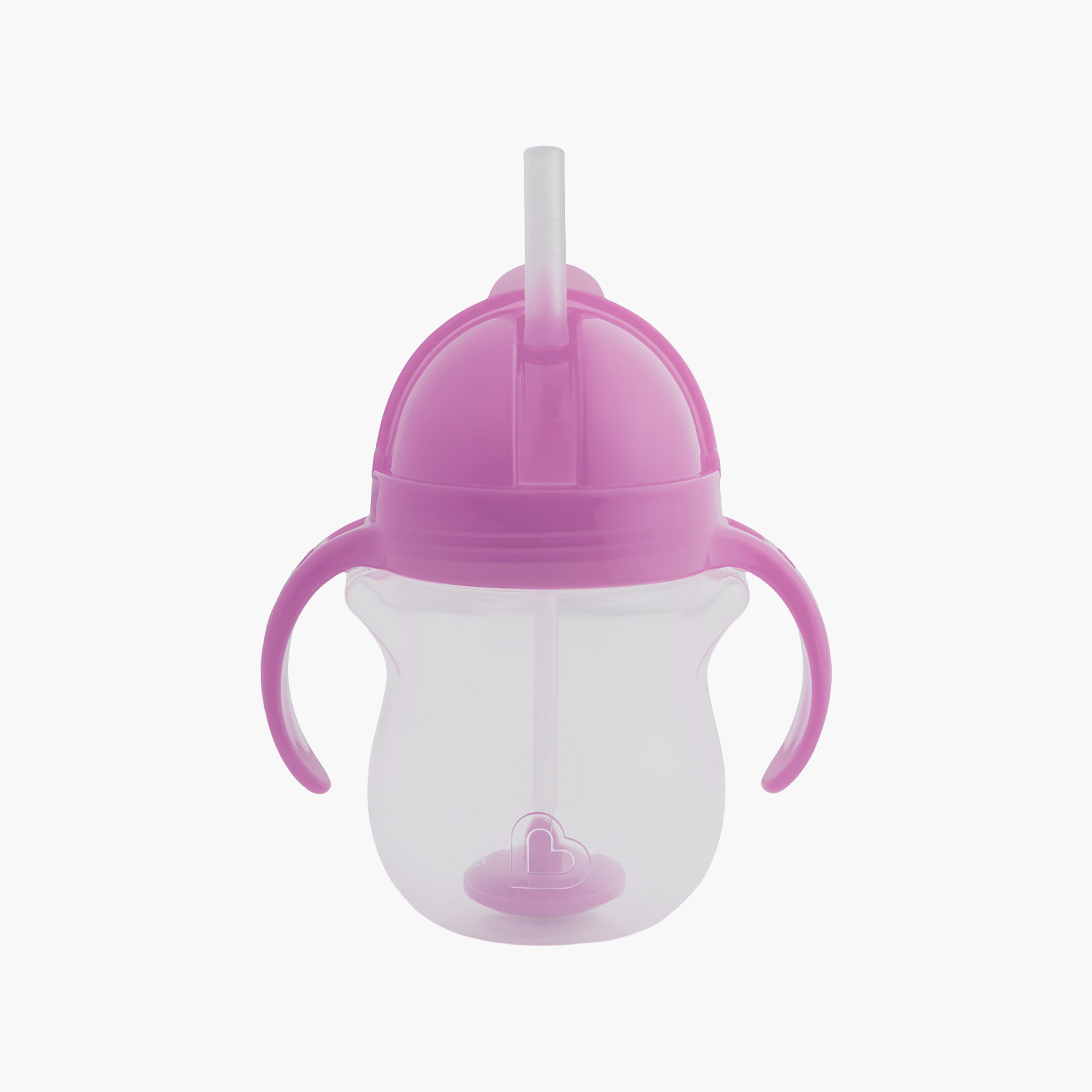 Munchkin Click Lock Weighted Flexi-Straw Trainer Cup with Handles - 207 ml-baby-feeding-mealtimeessentials-image-1