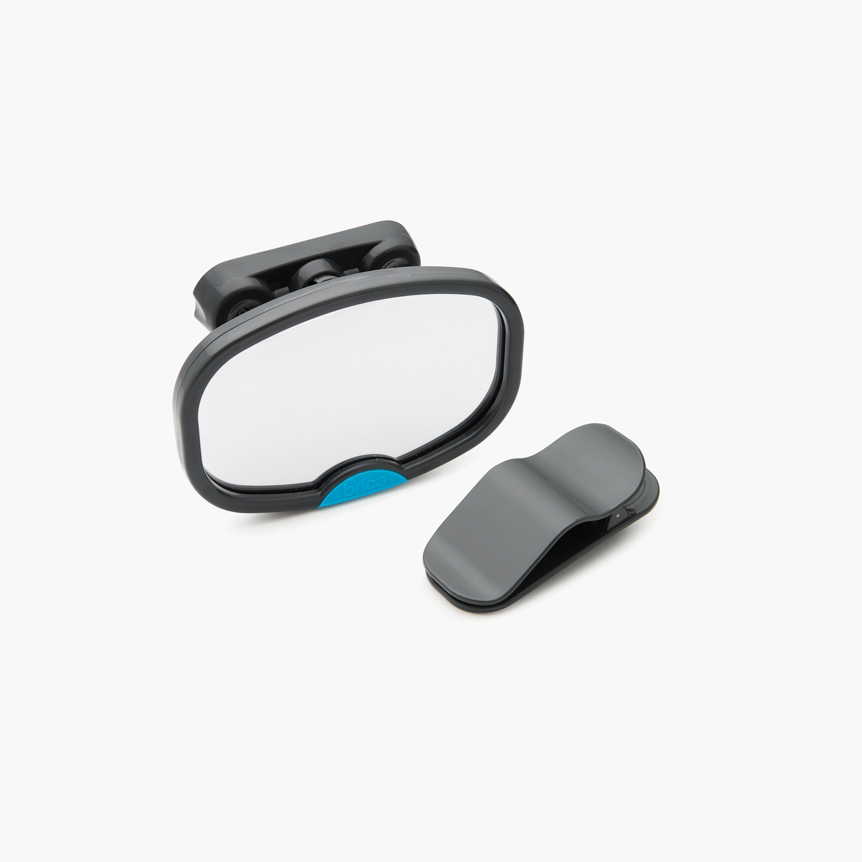 Munchkin Brica Dual Sight Mirror with Visor Clip Attachment-baby-gear-travelaccessories-image-1