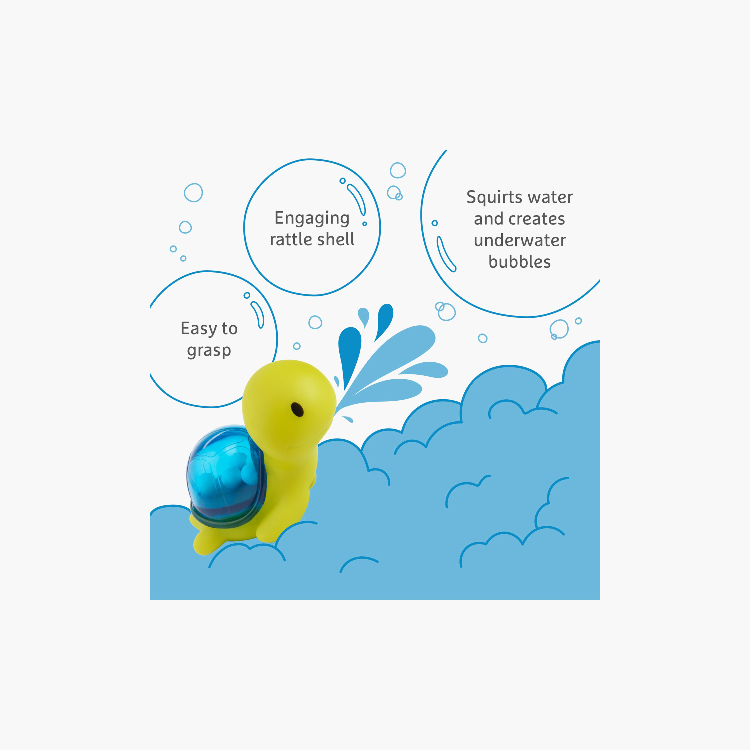 لعبتان طرقعة ورش مياه للاستحمام من مانشكن-toys-babyandtoddlertoys-bathtoys-image-7