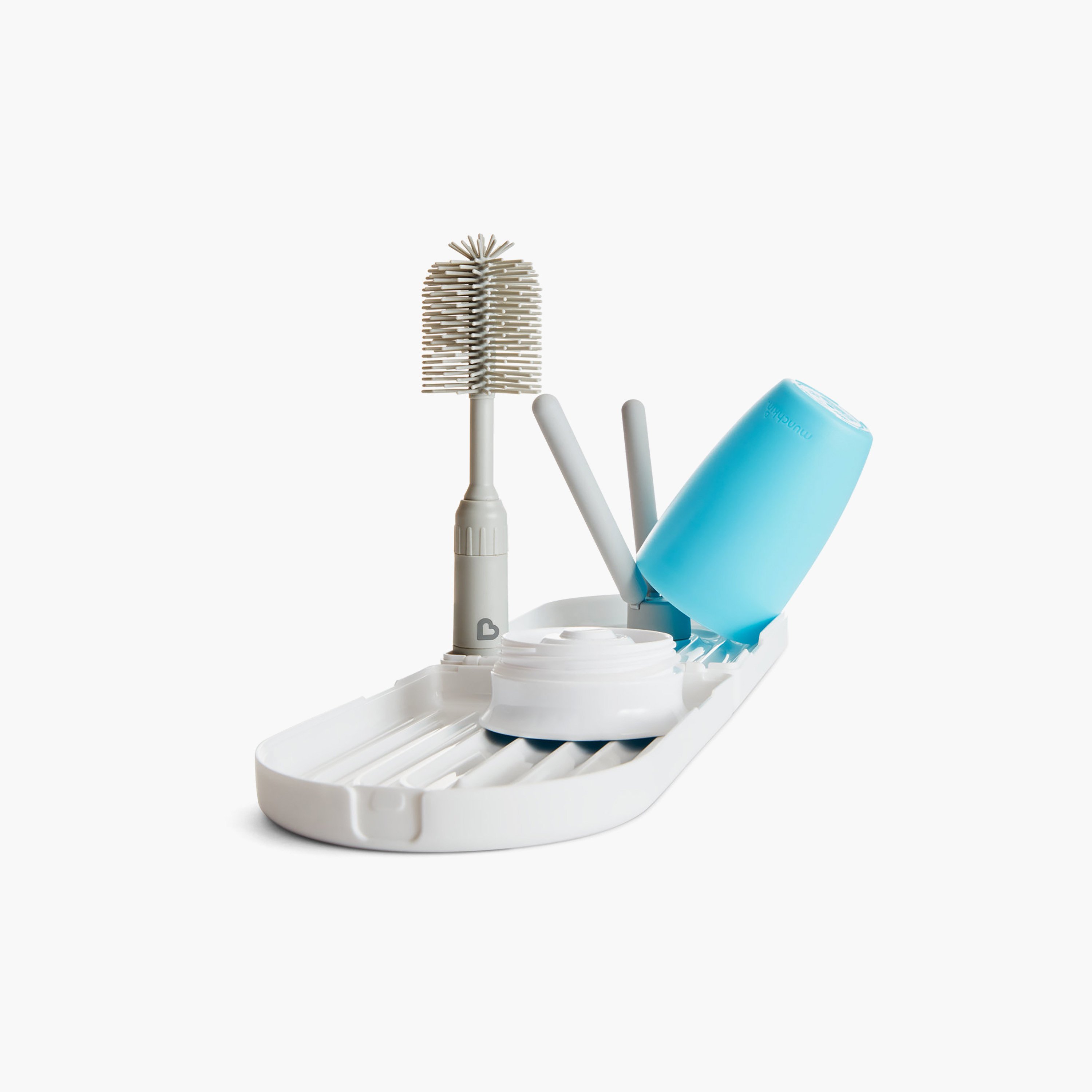 رف تجفيف الرضاعات مع فرشاة سيليكون من مانشكن-baby-feeding-accessories-image-9