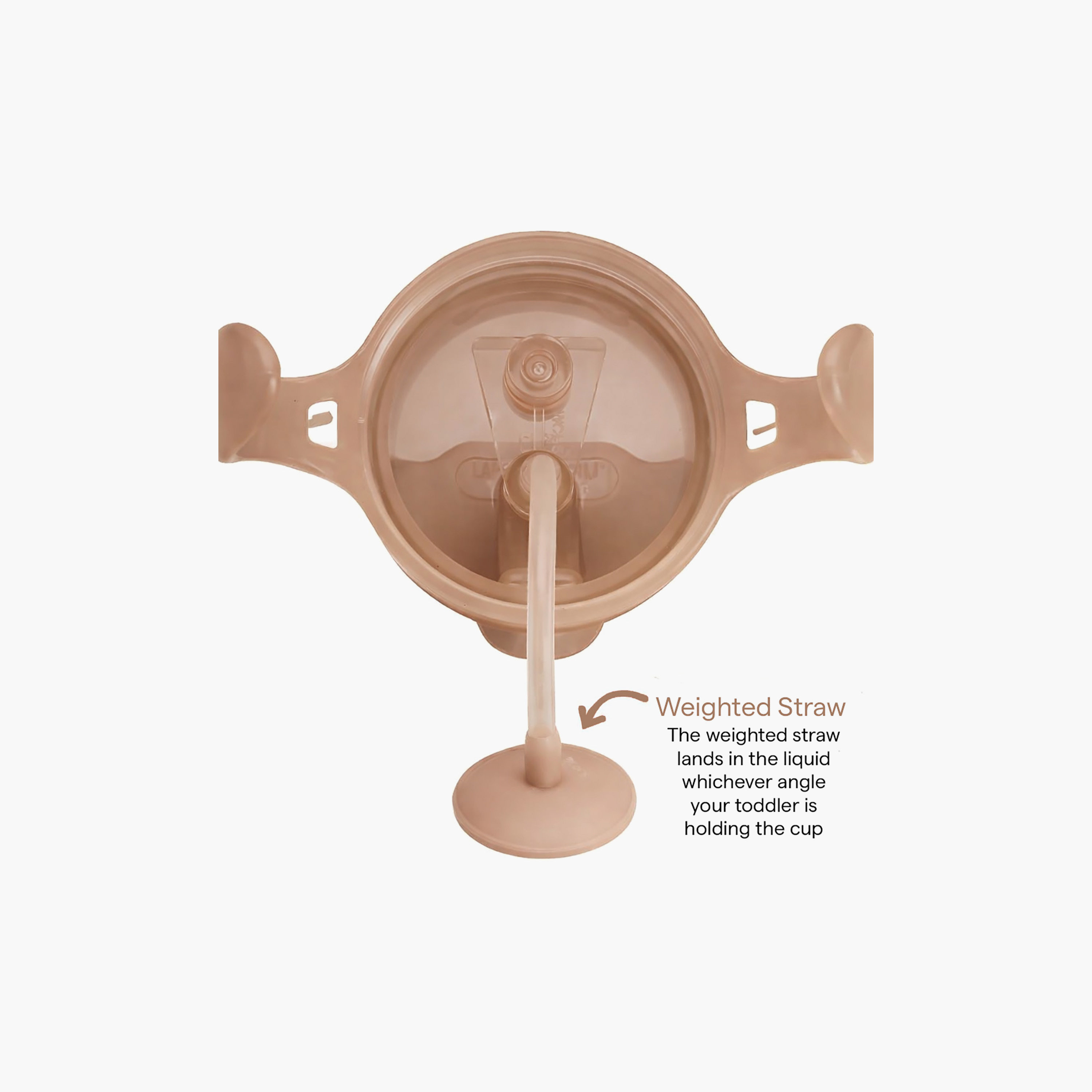 Munchkin Weighted Straw Transition Cup with Handles - 296 ml-baby-feeding-mealtimeessentials-image-5