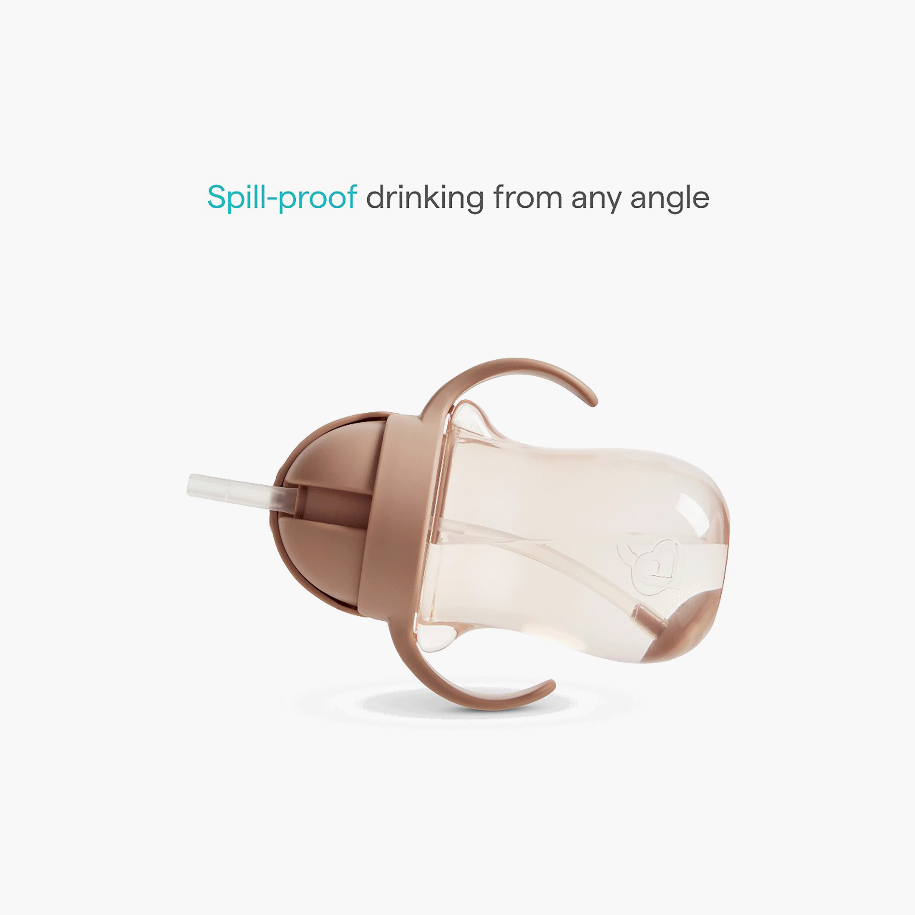 Munchkin Weighted Straw Transition Cup with Handles - 296 ml-baby-feeding-mealtimeessentials-image-6