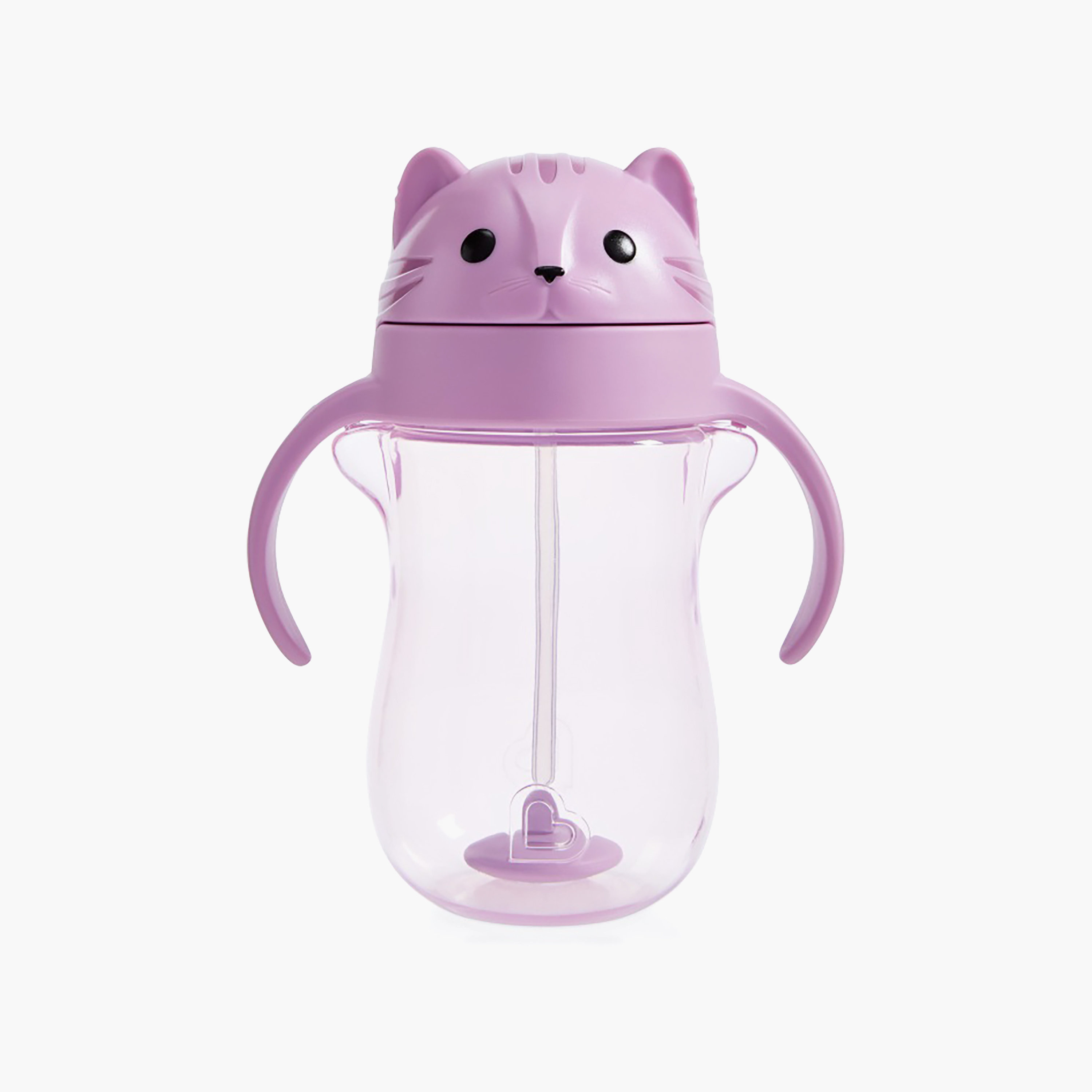 Munchkin Weighted Straw Transition Cup with Handles - 296 ml-baby-feeding-mealtimeessentials-image-1
