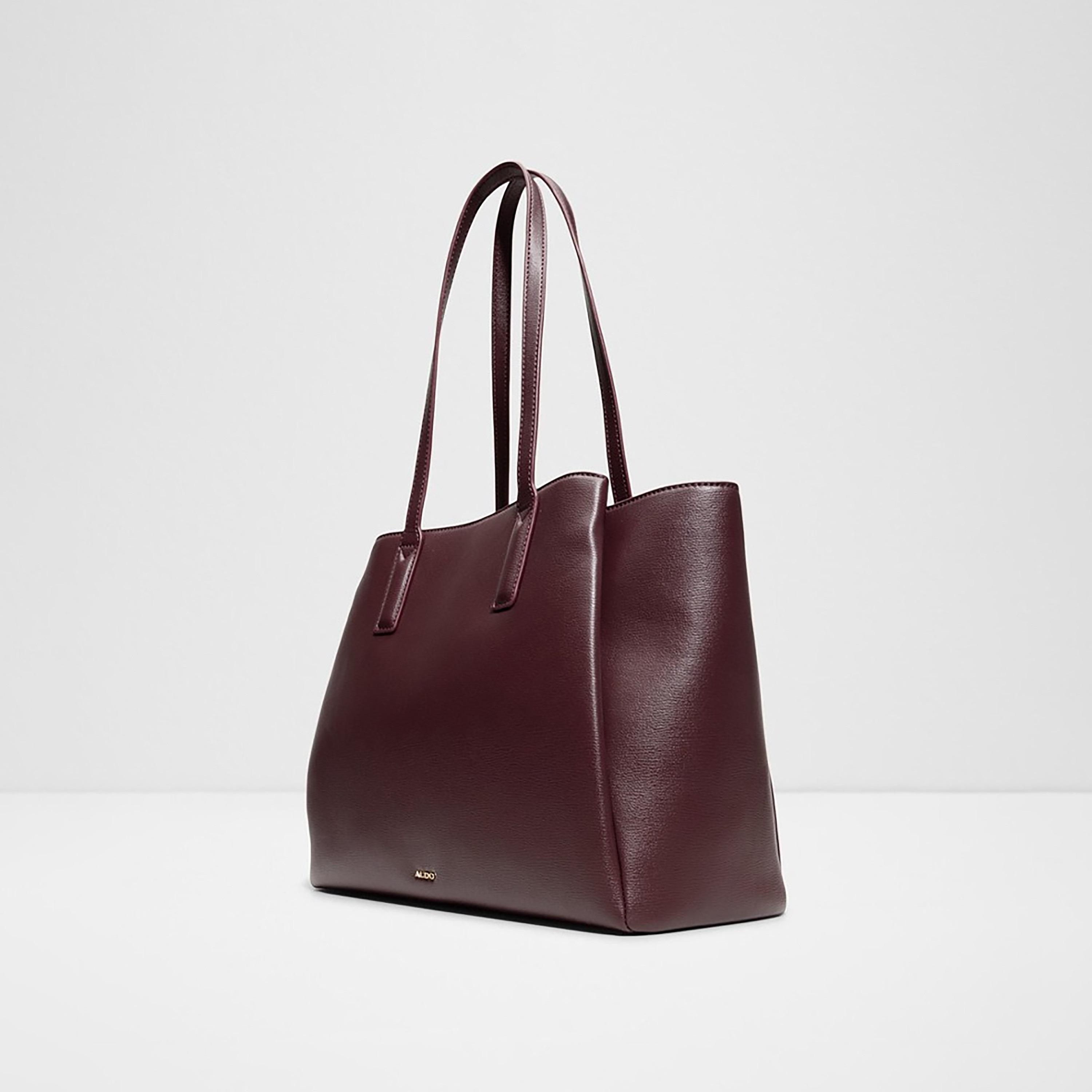 Aldo Abavas Plain Double Handle Tote Bag with Zipper Closure-women-bagsandwallets-handbags-image-2