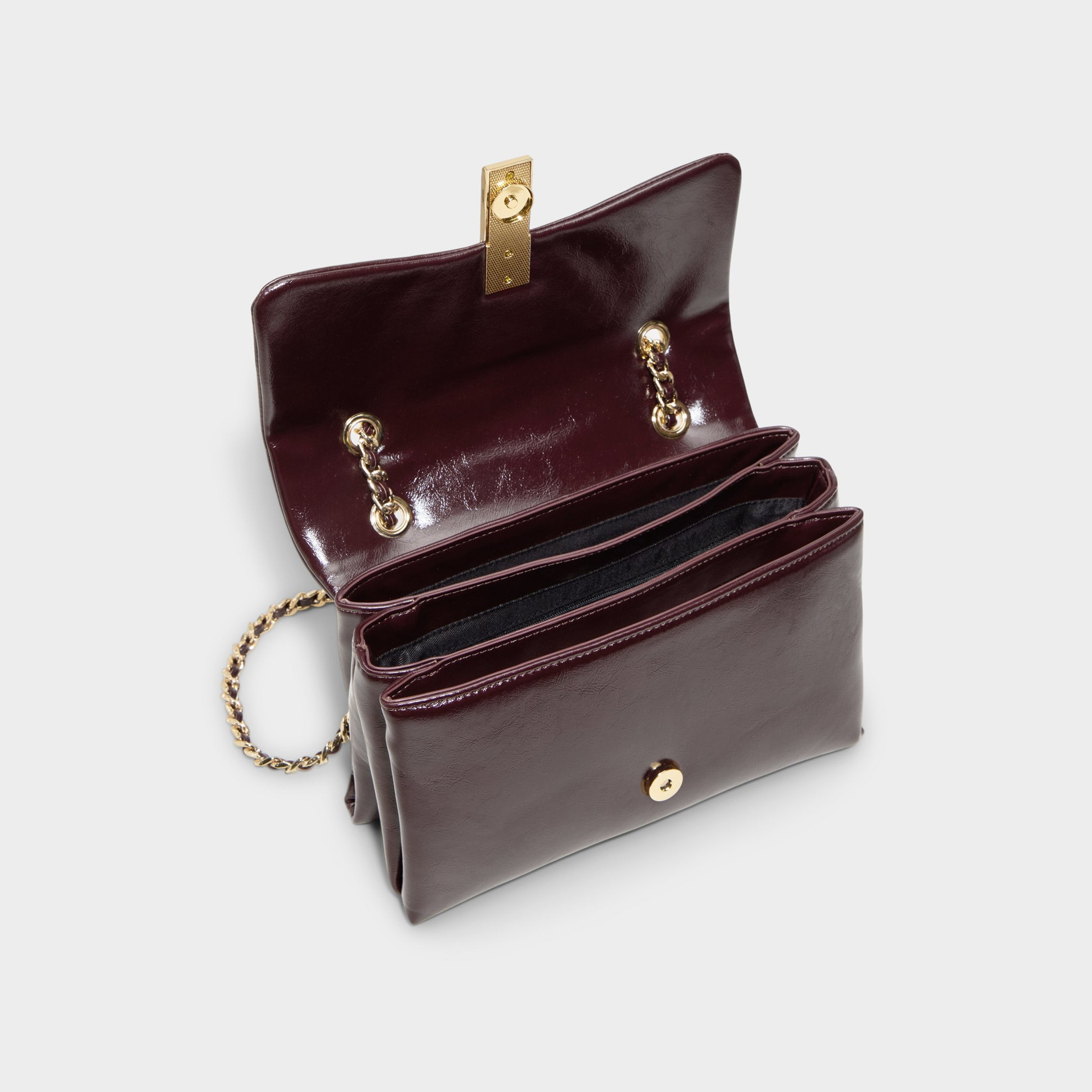 Aldo Alicie Plain Crossbody Bag with Magnetic Closure and Non-Detachable Strap-women-bagsandwallets-handbags-image-3