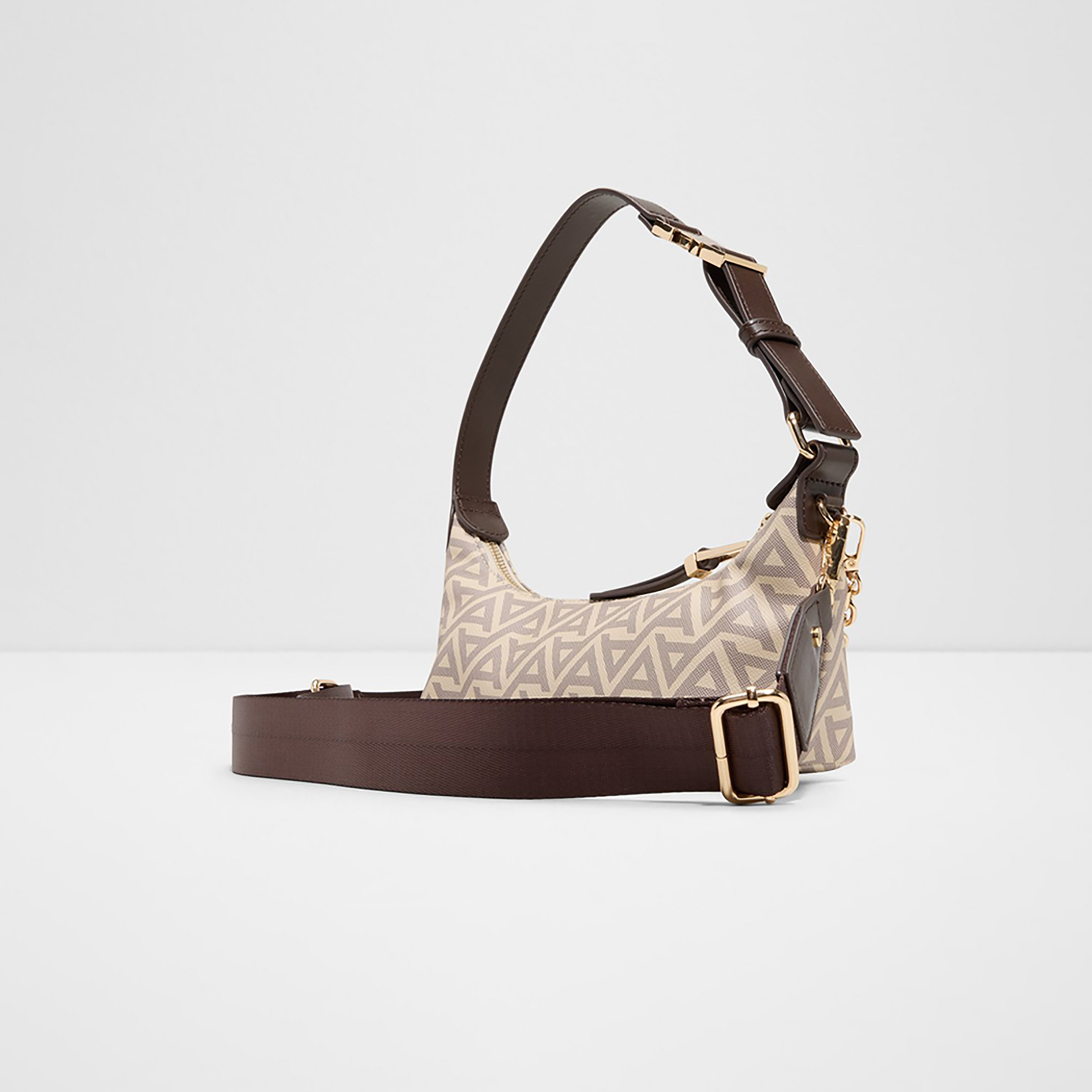 Aldo Cordida Printed Shoulder Bag with Zipper Closure and Detachable Strap-women-bagsandwallets-handbags-image-2