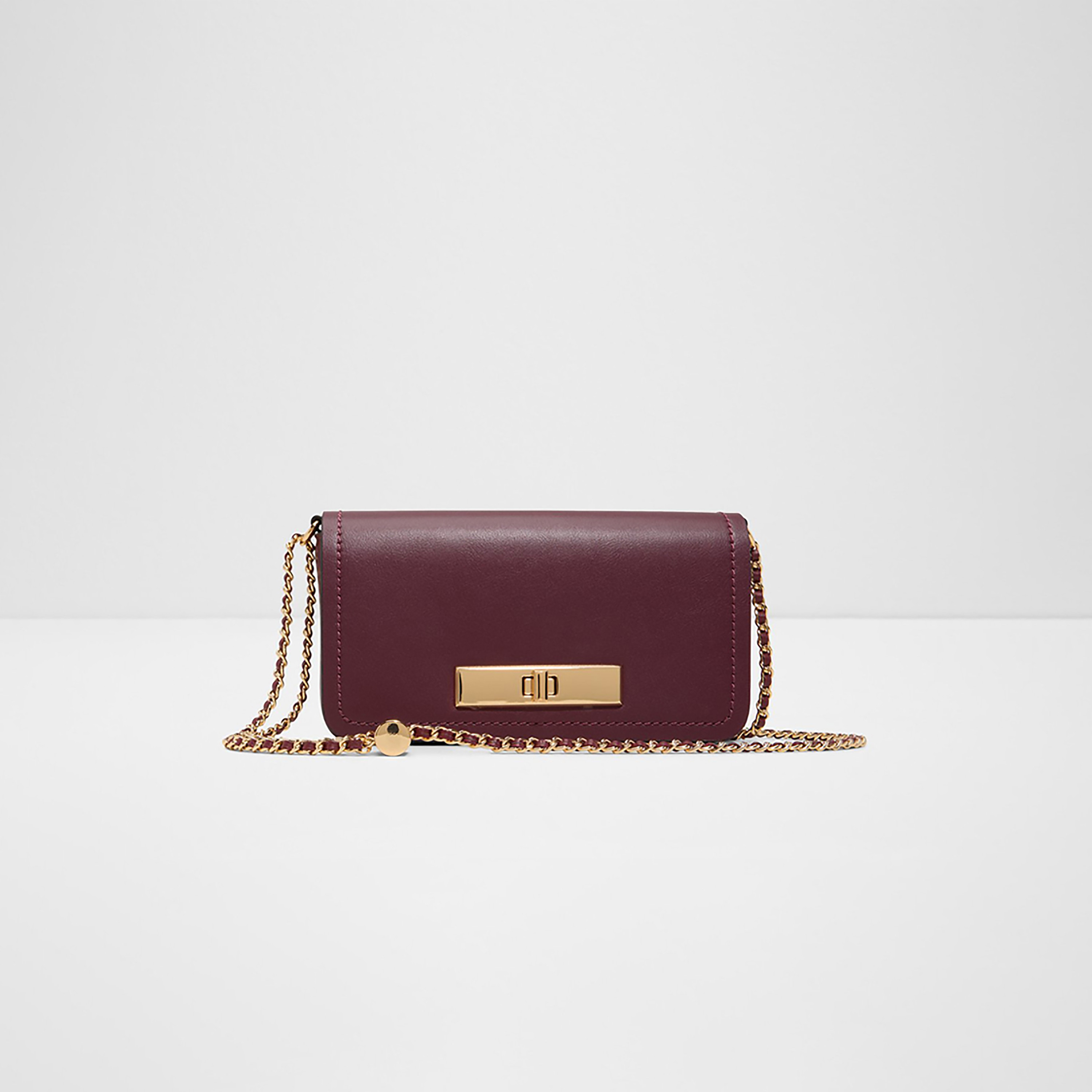 Aldo Dalen Plain Crossbody Bag with Twist Lock Closure and Non-Detachable Strap-women-bagsandwallets-handbags-image-1