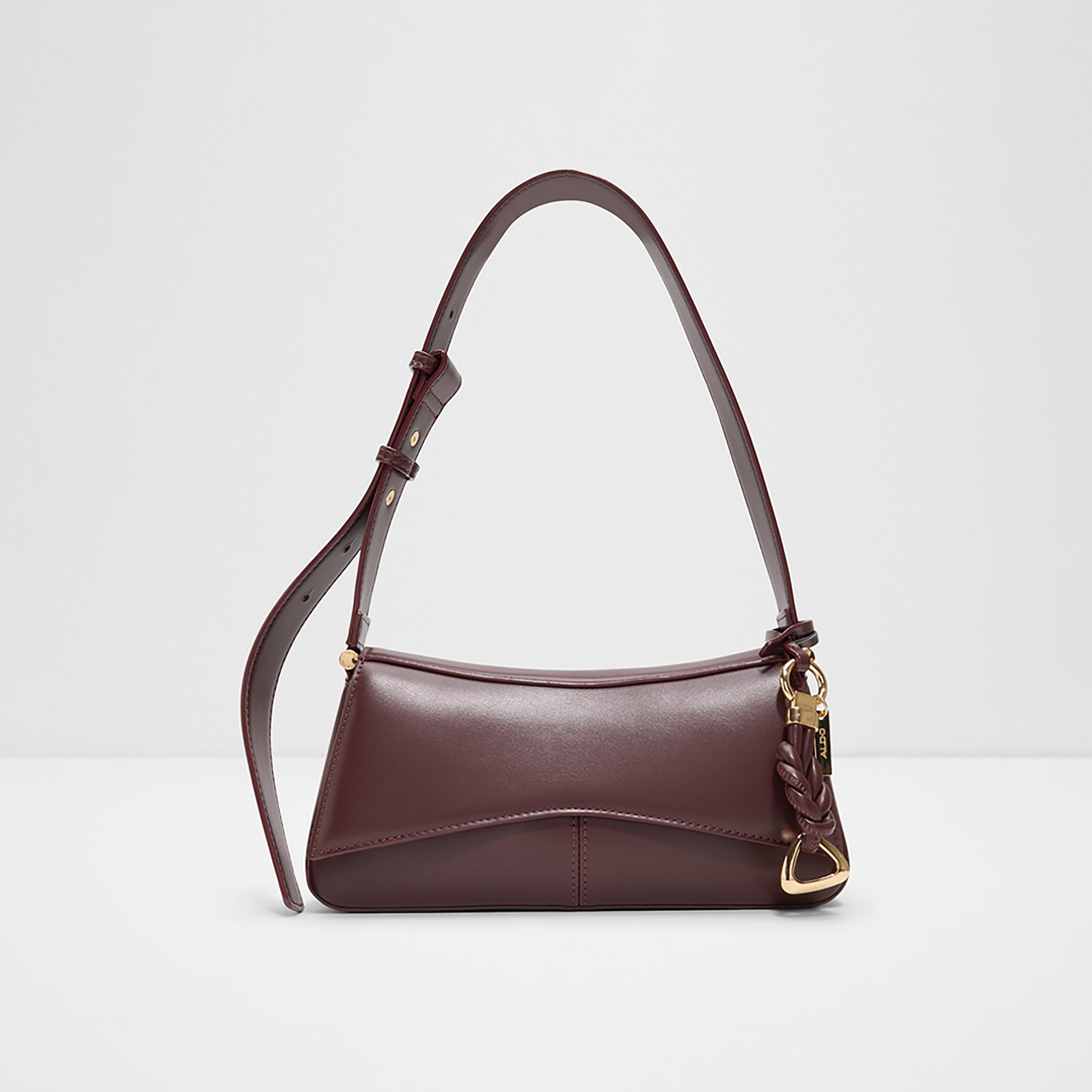 Aldo Evena Plain Shoulder Bag with Magnetic Closure and Non-Detachable Strap-women-bagsandwallets-handbags-image-1