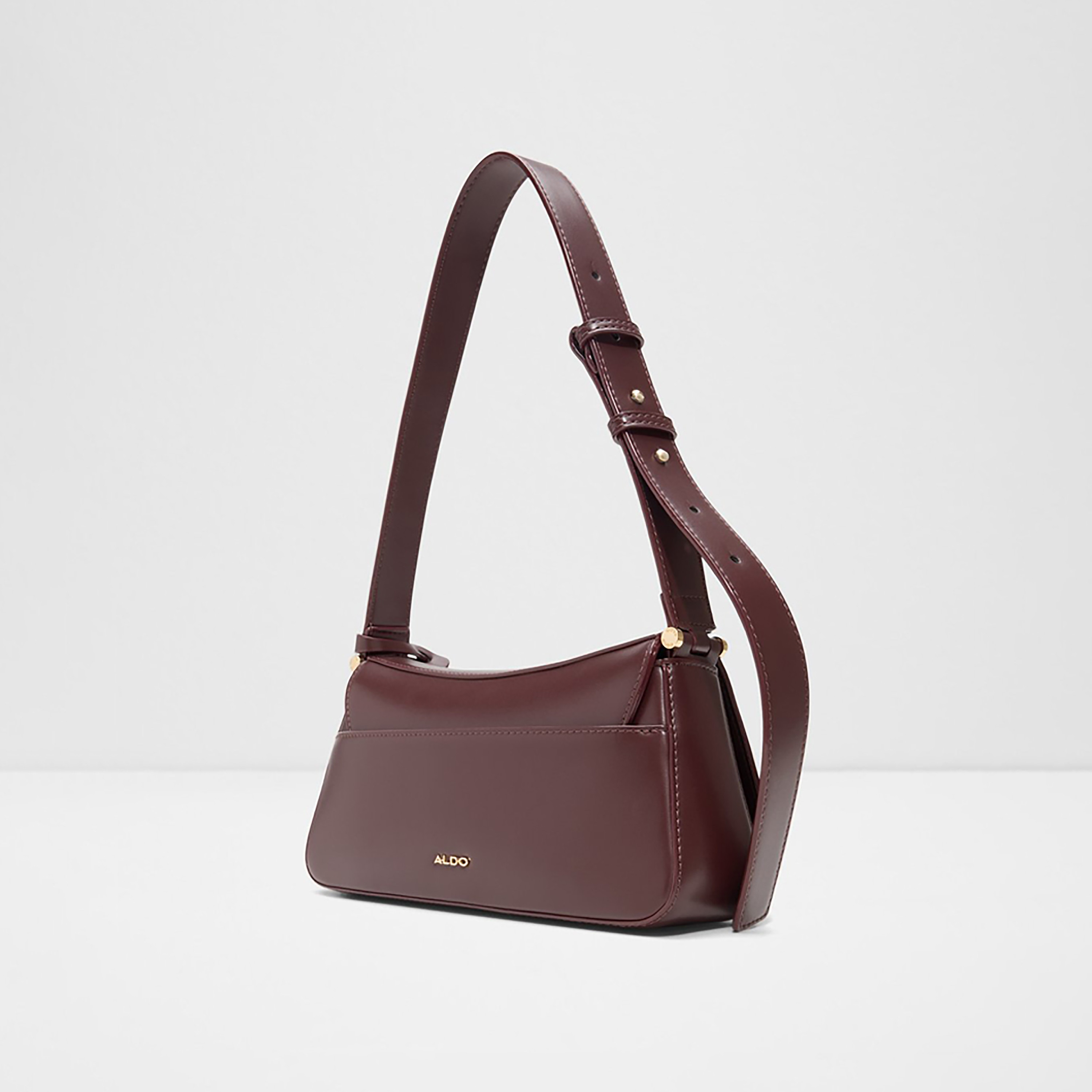 Aldo Evena Plain Shoulder Bag with Magnetic Closure and Non-Detachable Strap-women-bagsandwallets-handbags-image-2