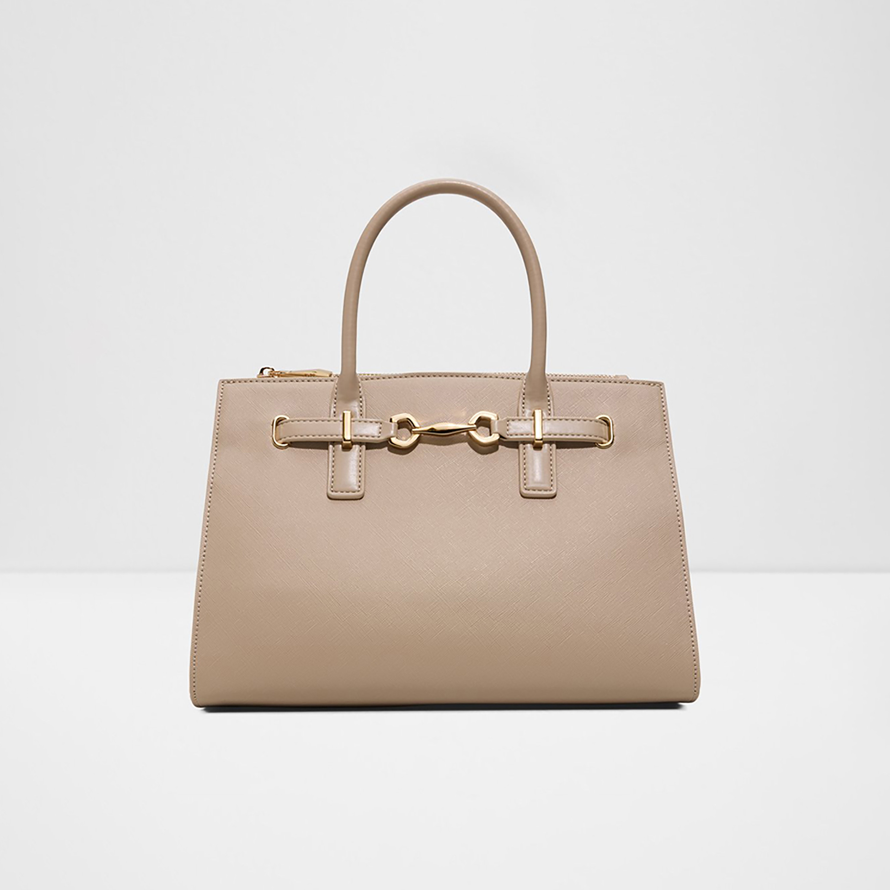 Aldo Evielyne Plain Double Handle Satchel Bag with Magnetic Closure-women-bagsandwallets-handbags-image-1
