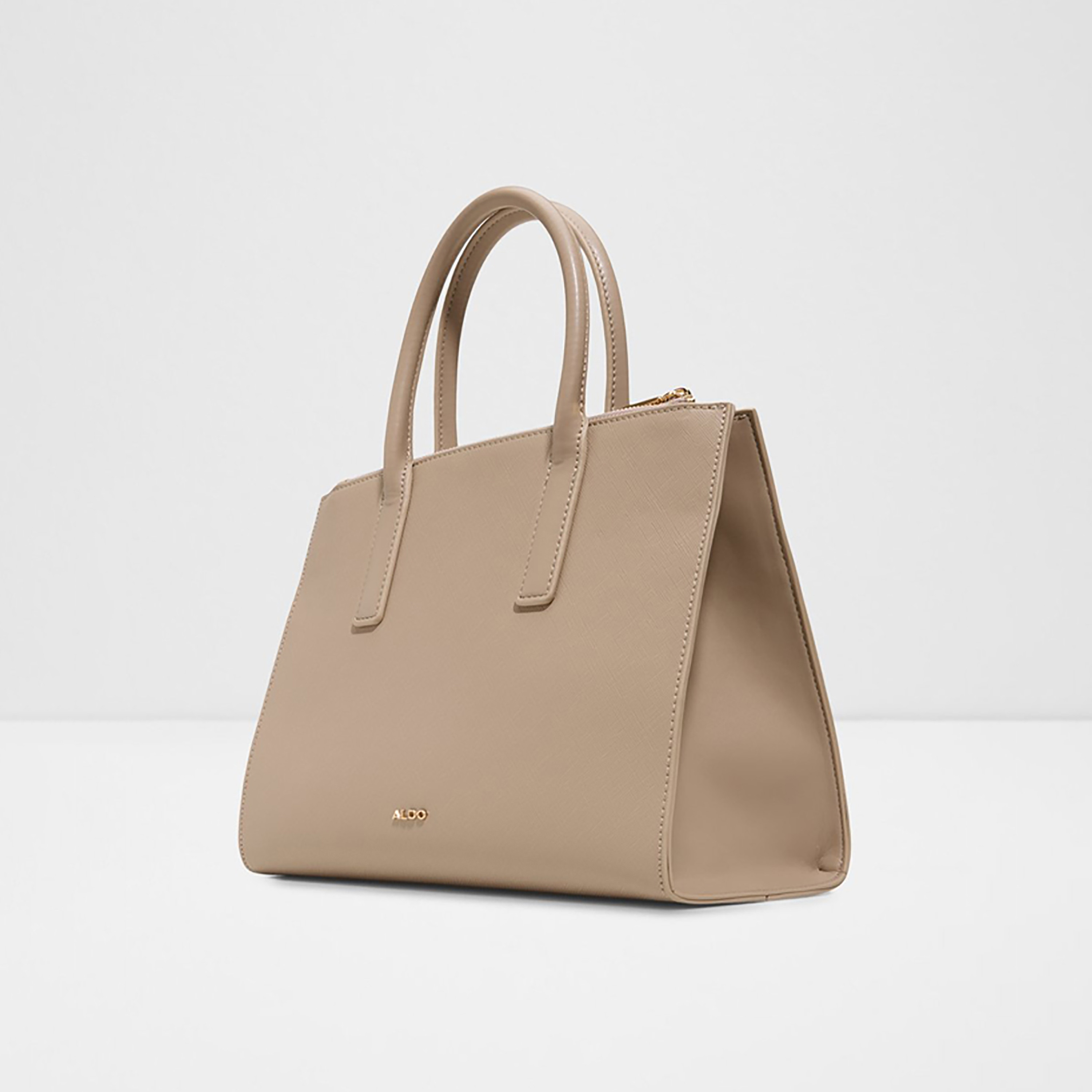 Aldo Evielyne Plain Double Handle Satchel Bag with Magnetic Closure-women-bagsandwallets-handbags-image-2