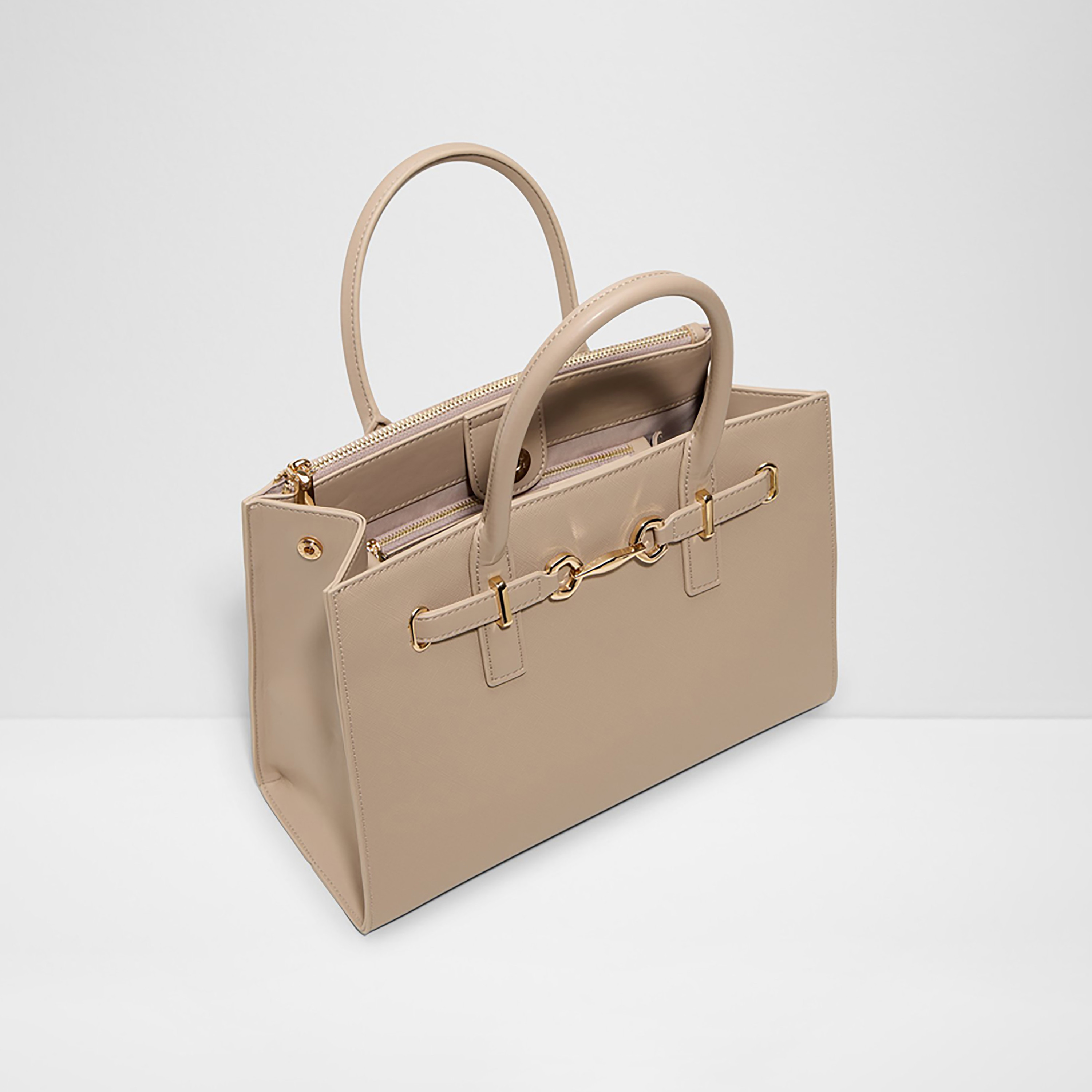 Aldo Evielyne Plain Double Handle Satchel Bag with Magnetic Closure-women-bagsandwallets-handbags-image-3