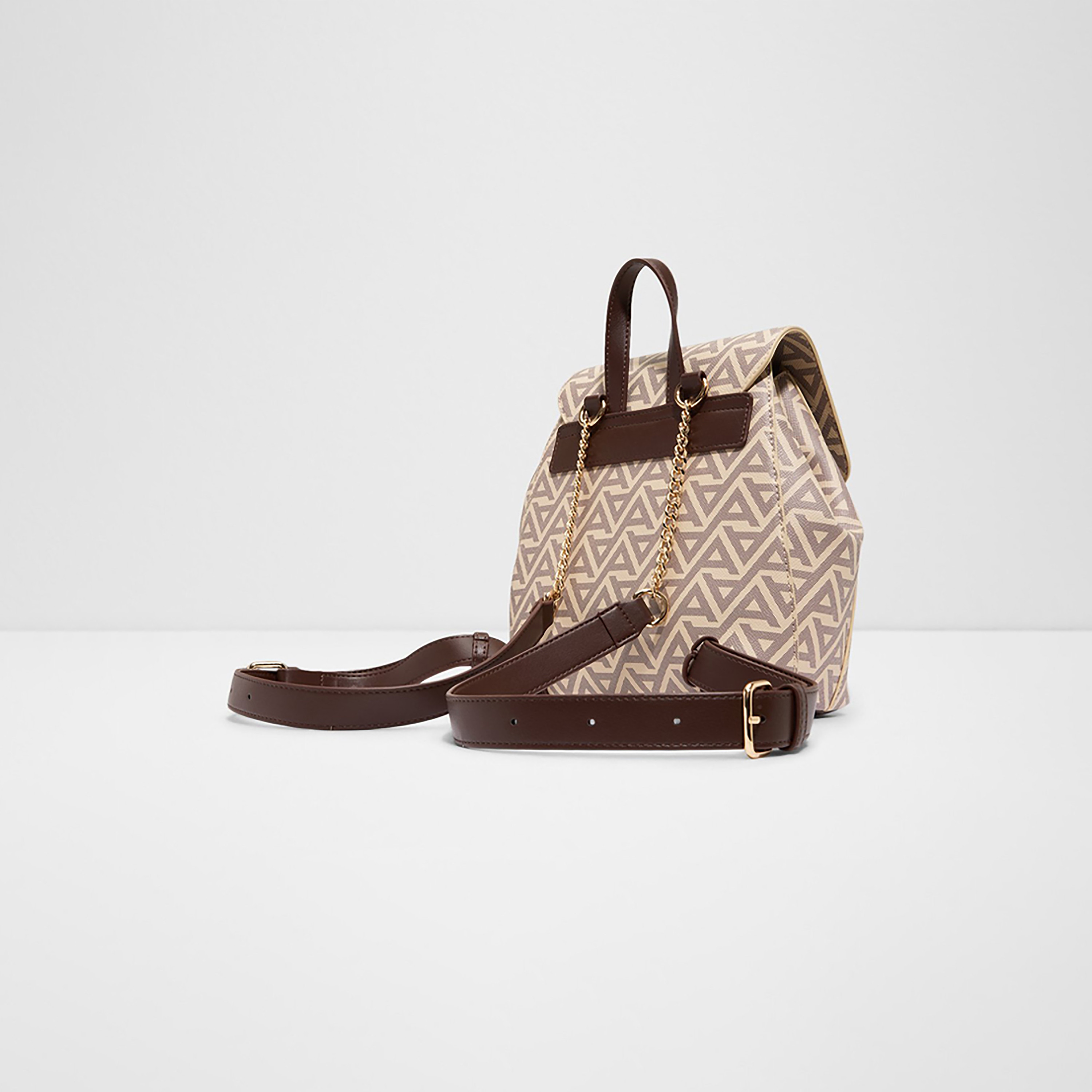 Aldo Miniella Monogram Top Handle Backpack with Drawstring Closure & Adjustable Strap-women-bagsandwallets-backpacks-image-2
