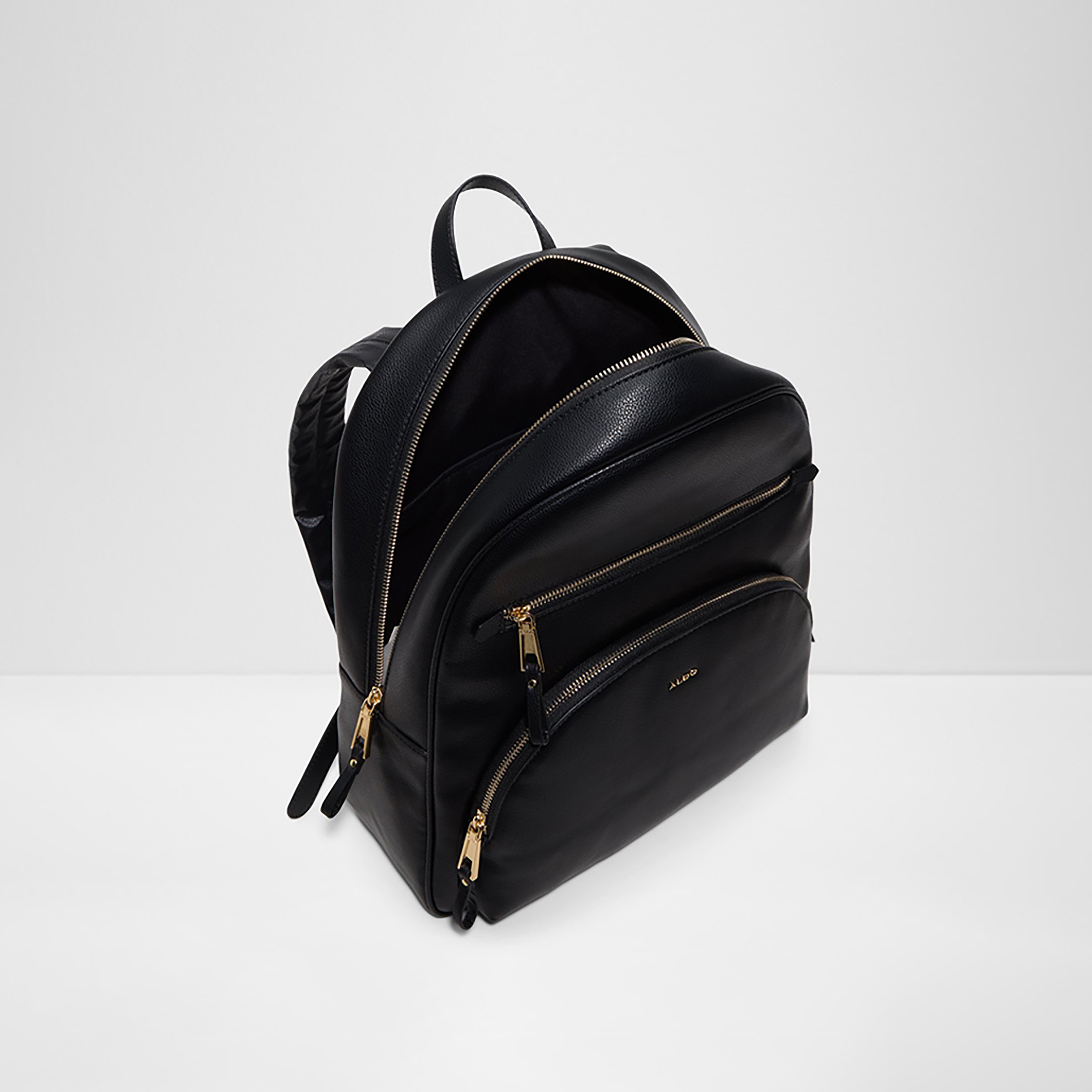 Aldo Moroucos Textured Top Handle Backpack with Zipper Closure & Adjustable Strap-women-bagsandwallets-backpacks-image-3