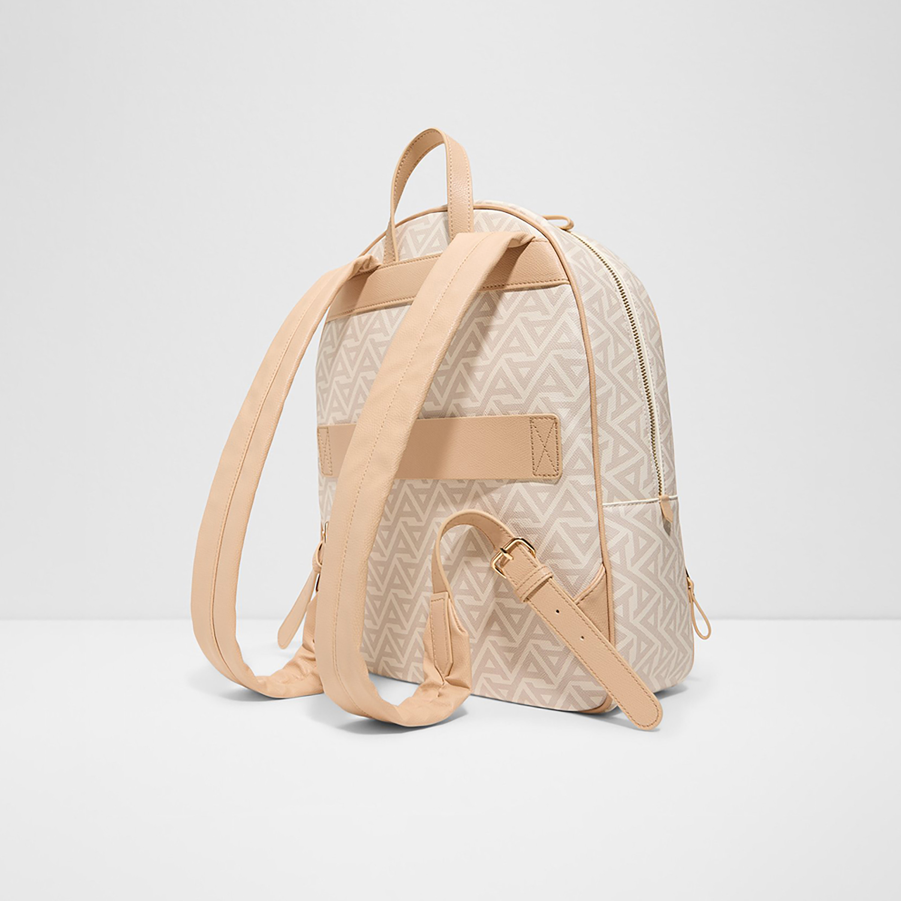 Aldo Moroucos Monogram Backpack with Zipper Closure and Adjustable Strap-women-bagsandwallets-backpacks-image-2