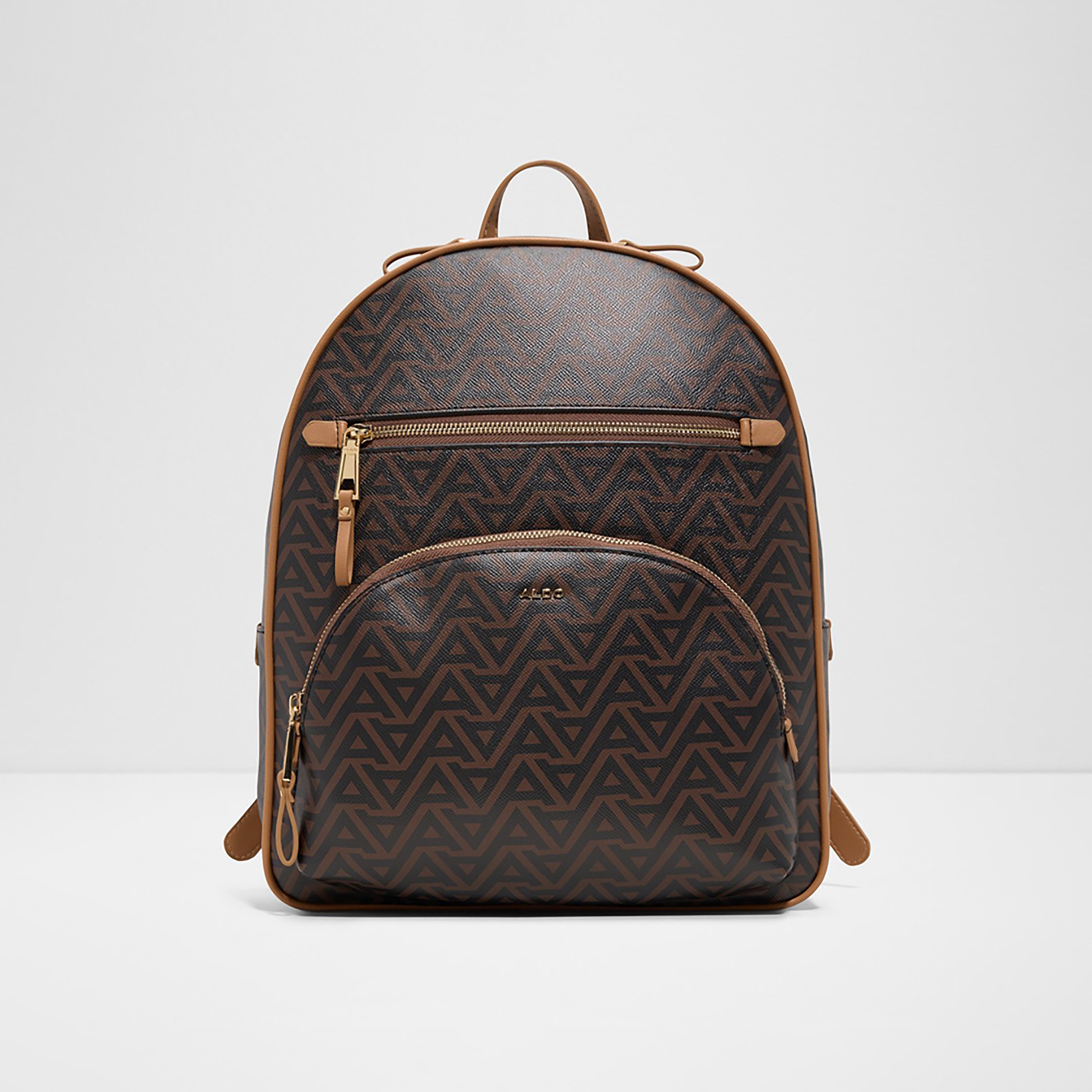 Aldo Moroucos Monogram Backpack with Zipper Closure and Adjustable Strap-women-bagsandwallets-backpacks-image-1