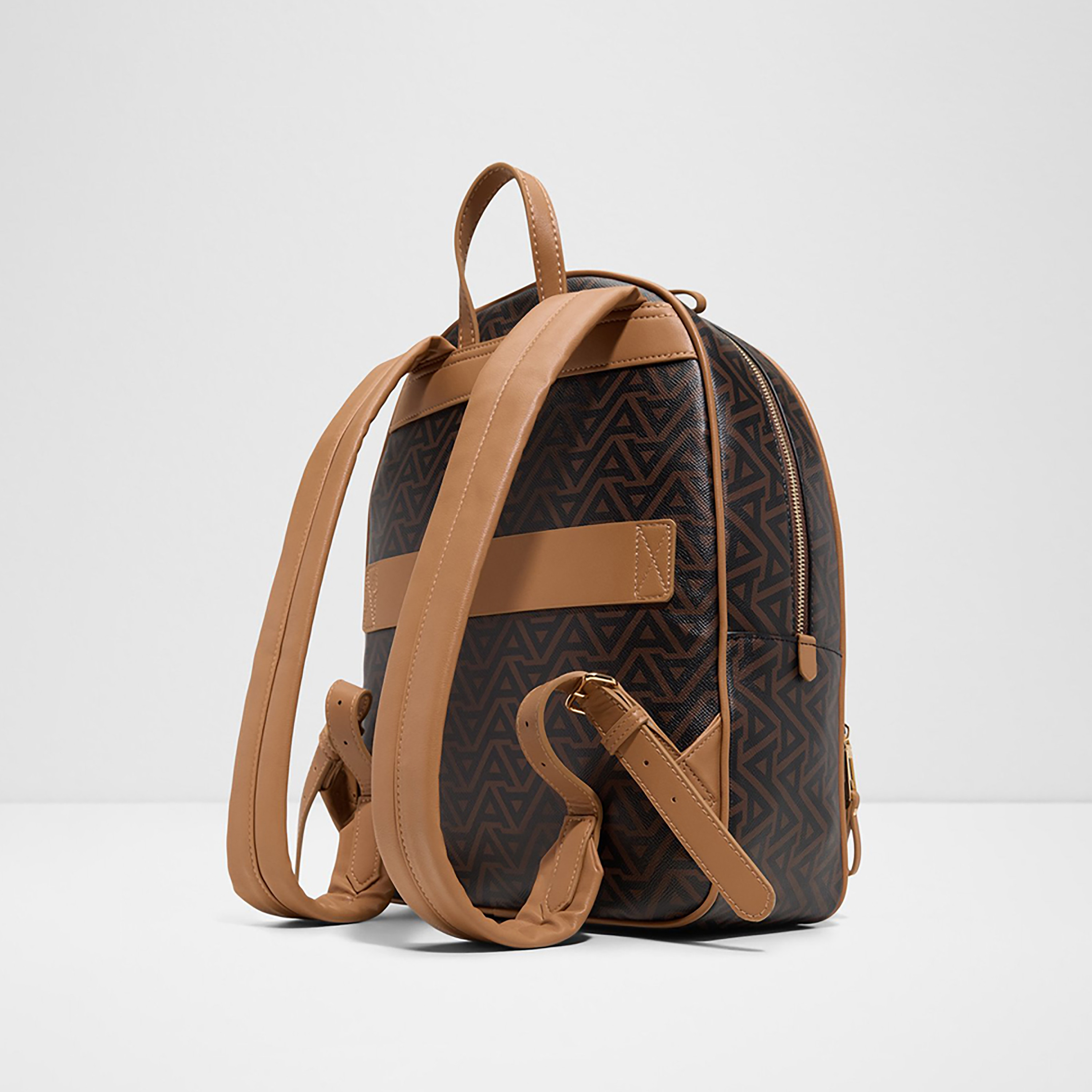Aldo Moroucos Monogram Backpack with Zipper Closure and Adjustable Strap-women-bagsandwallets-backpacks-image-2