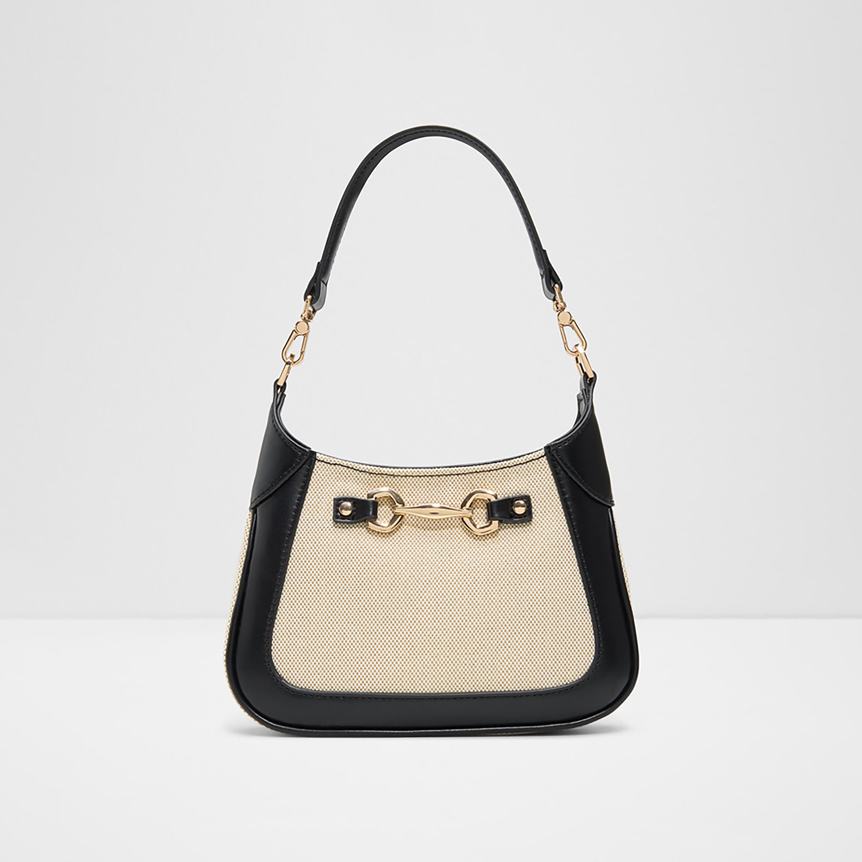 Aldo Sloanea Colorblocked Shoulder Bag with Zipper Closure and Detachable Strap-women-bagsandwallets-handbags-image-1