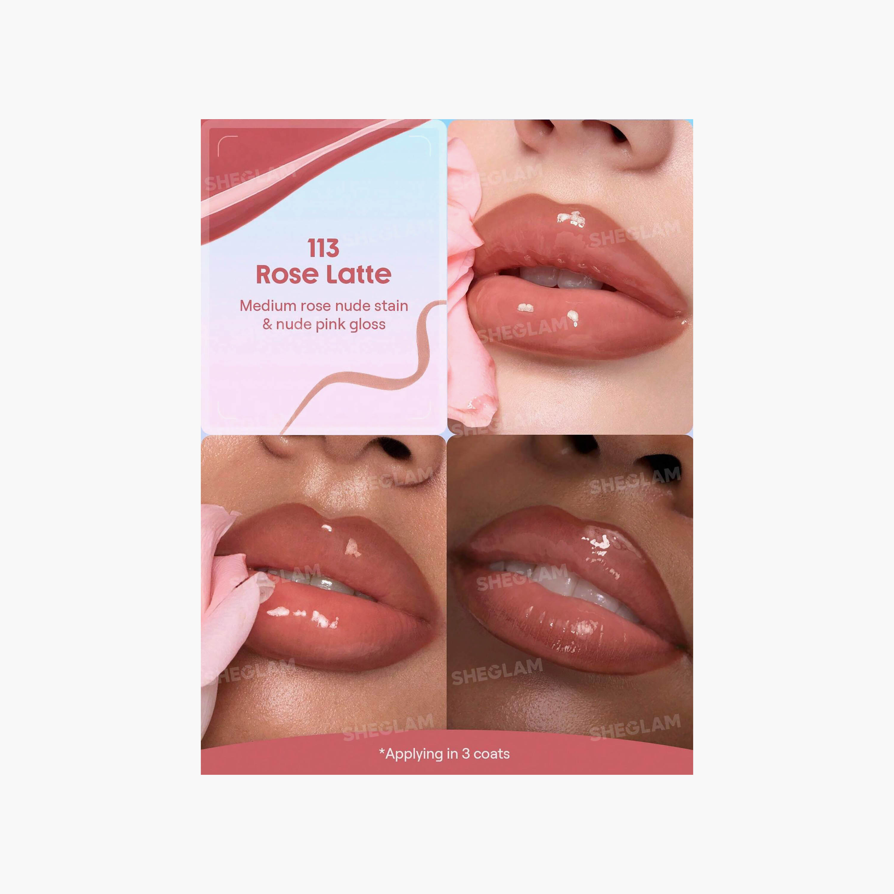 Sheglam Line to Shine Peel-Off Lip Stain & Gloss Duo - 30gms-beautyandpersonalcare-makeup-lips-lipliners-image-2