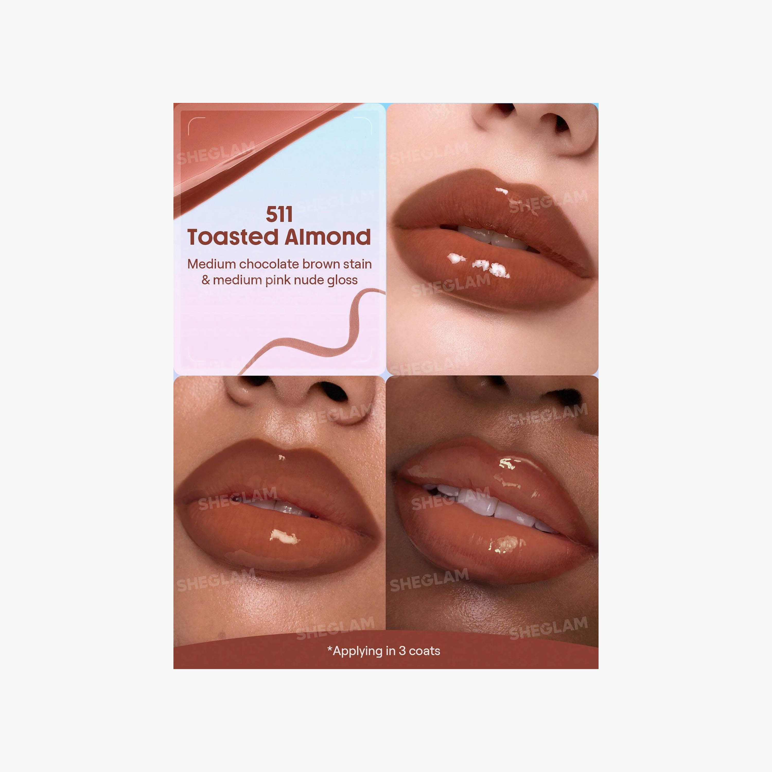 Sheglam Line to Shine Peel-Off Lip Stain & Gloss Duo - 30gms-beautyandpersonalcare-makeup-lips-lipliners-image-2