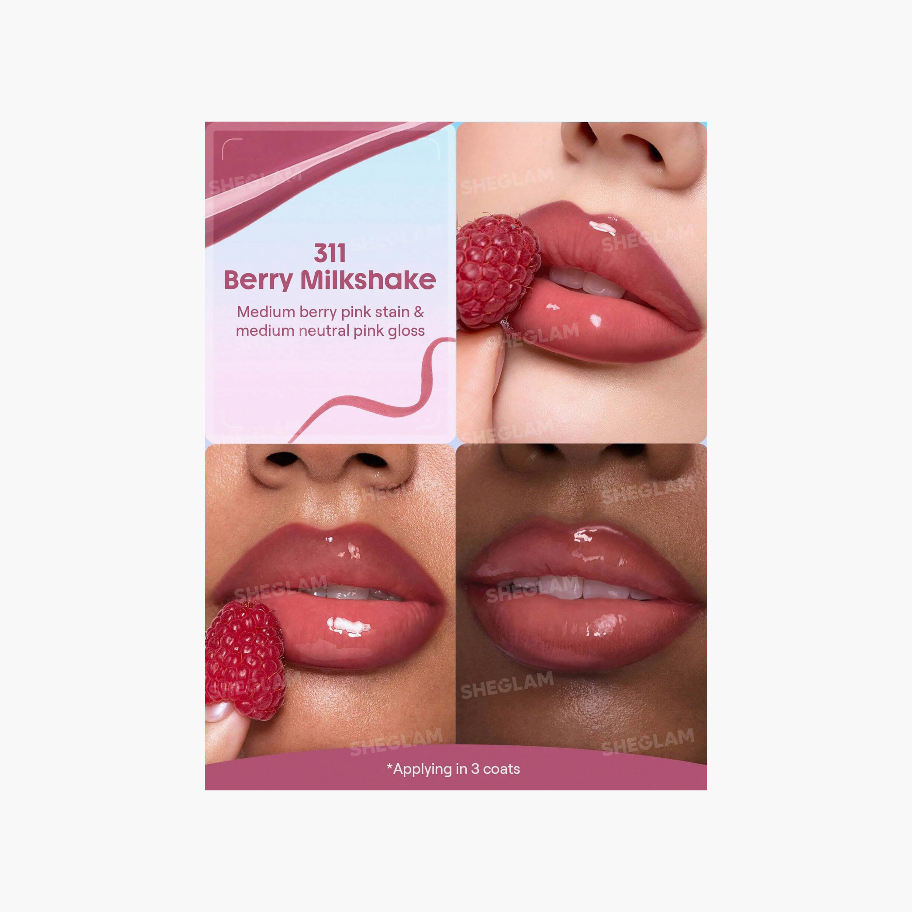 Sheglam Line to Shine Peel-Off Lip Stain & Gloss Duo - 30gms-beautyandpersonalcare-makeup-lips-lipliners-image-2