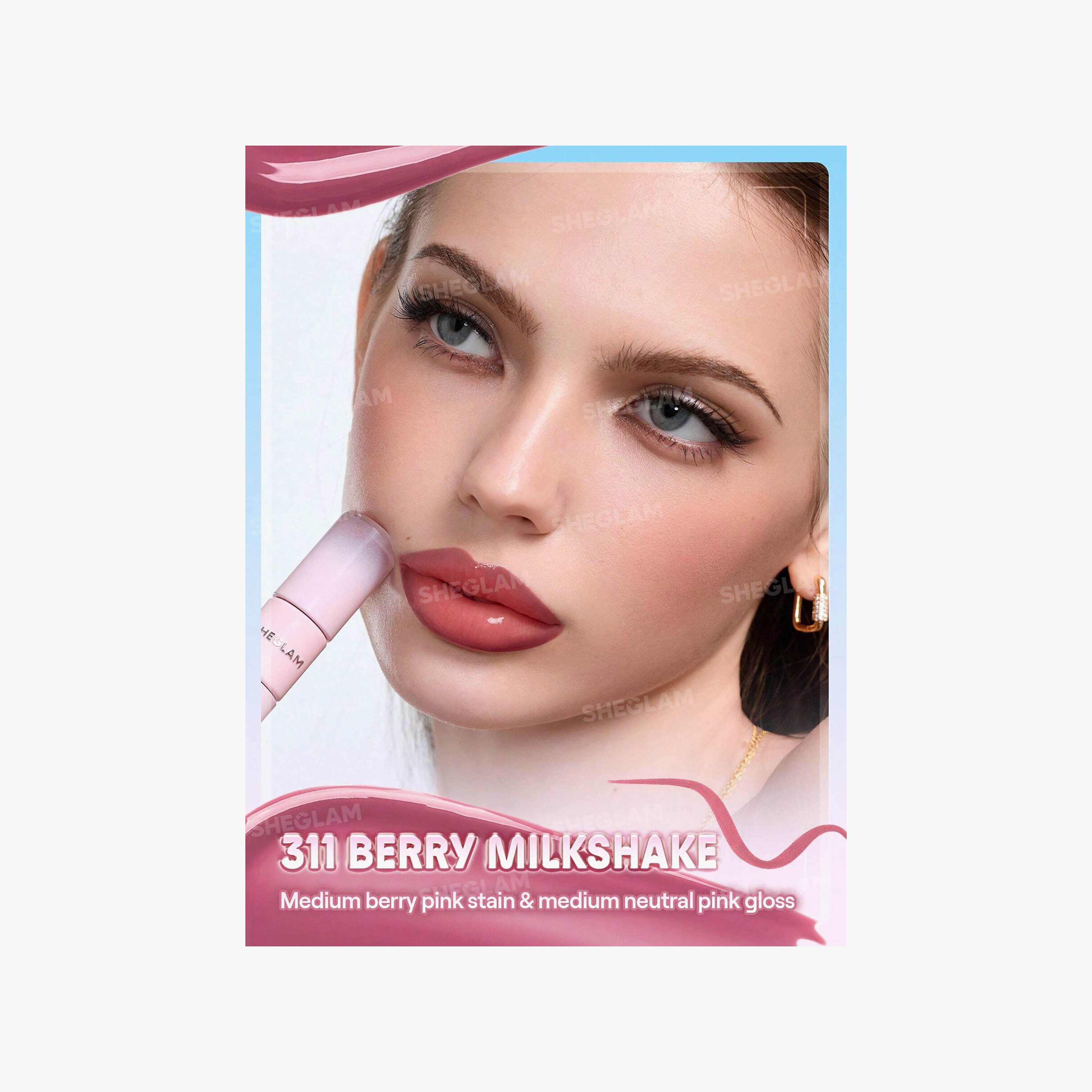 Sheglam Line to Shine Peel-Off Lip Stain & Gloss Duo - 30gms-beautyandpersonalcare-makeup-lips-lipliners-image-4