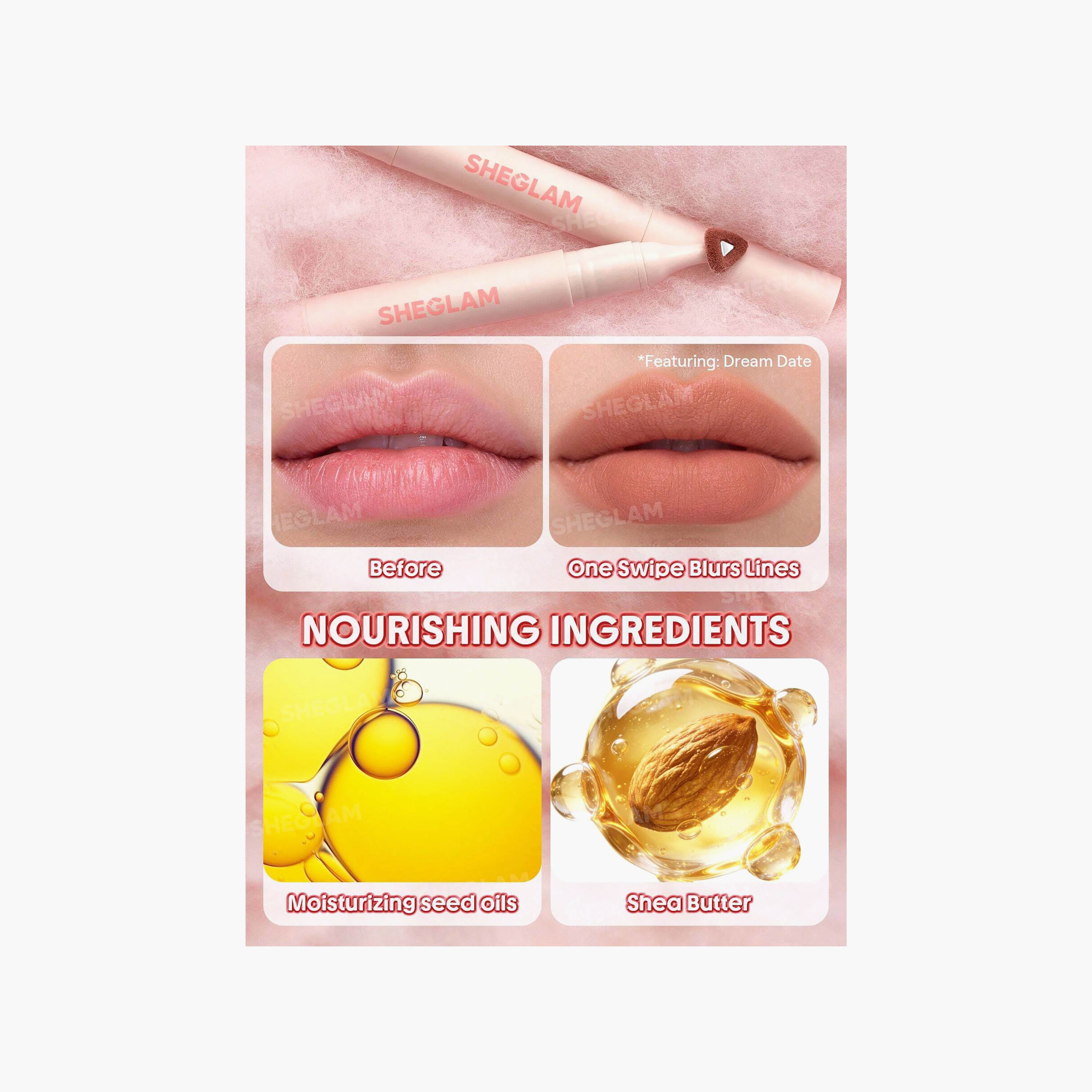 قلم تحديد الشفاه شيغلام مارشميلو باف - 25 غرام-beautyandpersonalcare-makeup-lips-lipsticks-image-6