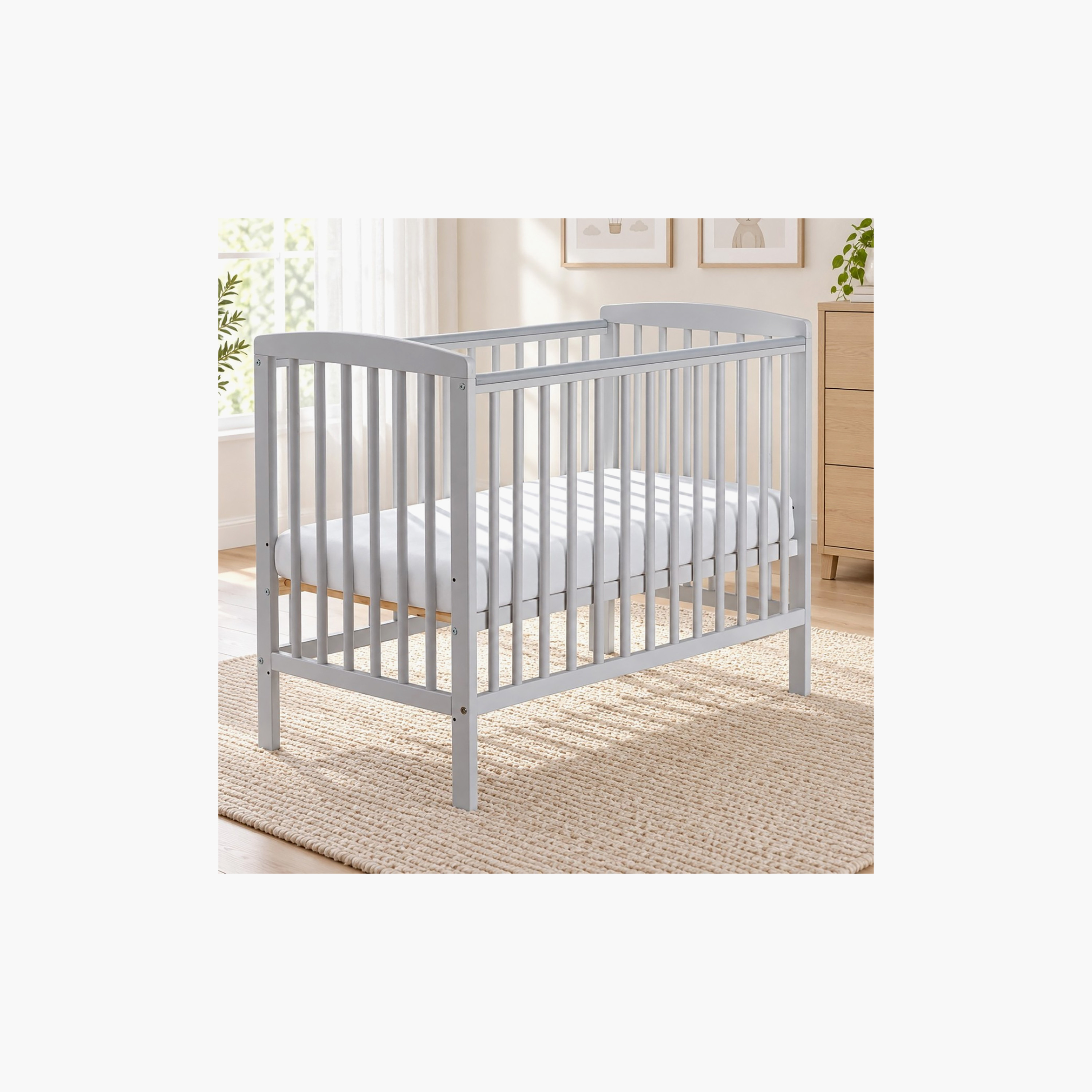 سرير مواليد مدمج بارتفاع قابل للتعديل سيدني من كيندر فالي-baby-nursery-furniture-cribsandbeds-beds-image-4