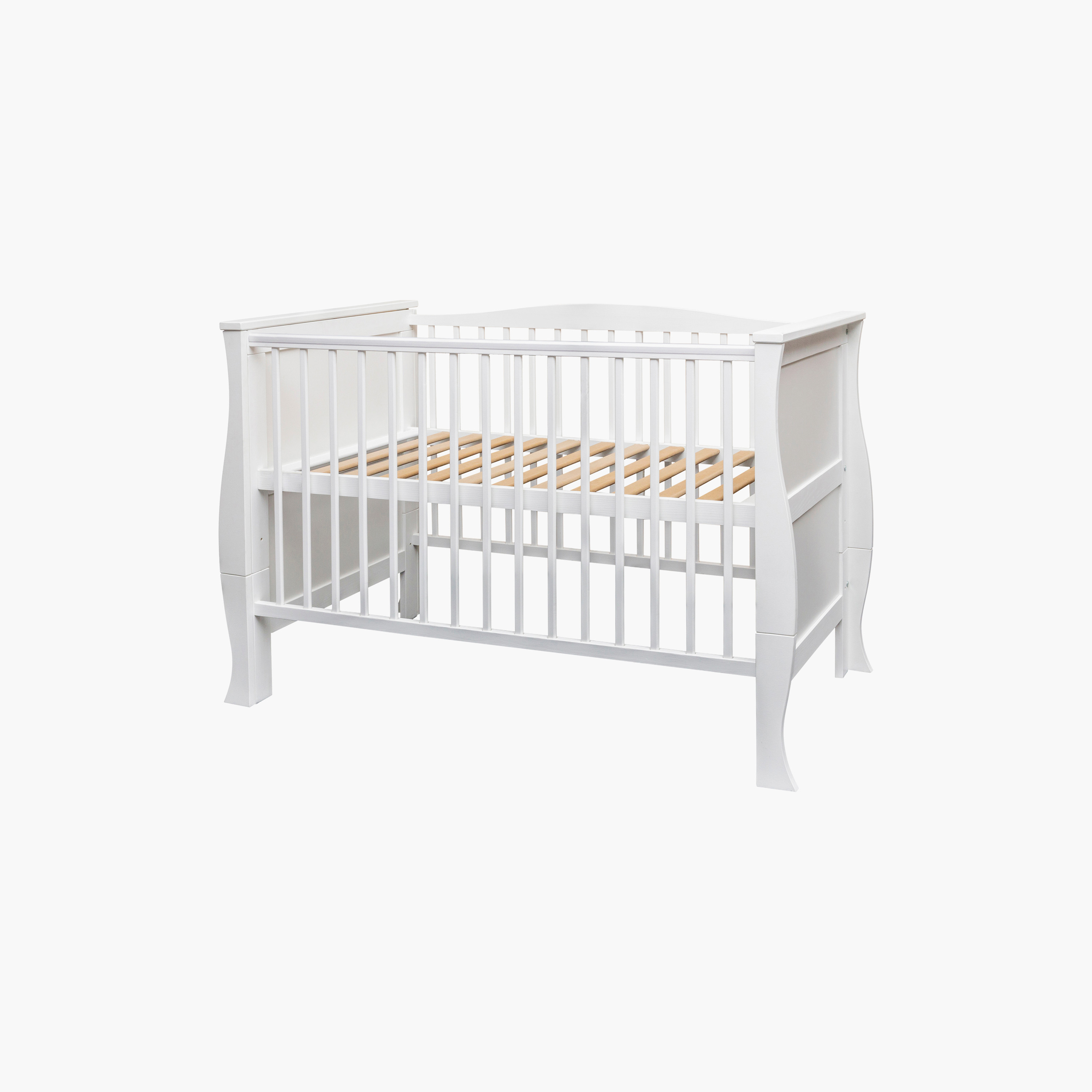 سرير أطفال 3 في 1 كلاسيكي بتصميم سليه هانا من كيندر فالي-baby-nursery-furniture-cribsandbeds-beds-image-1