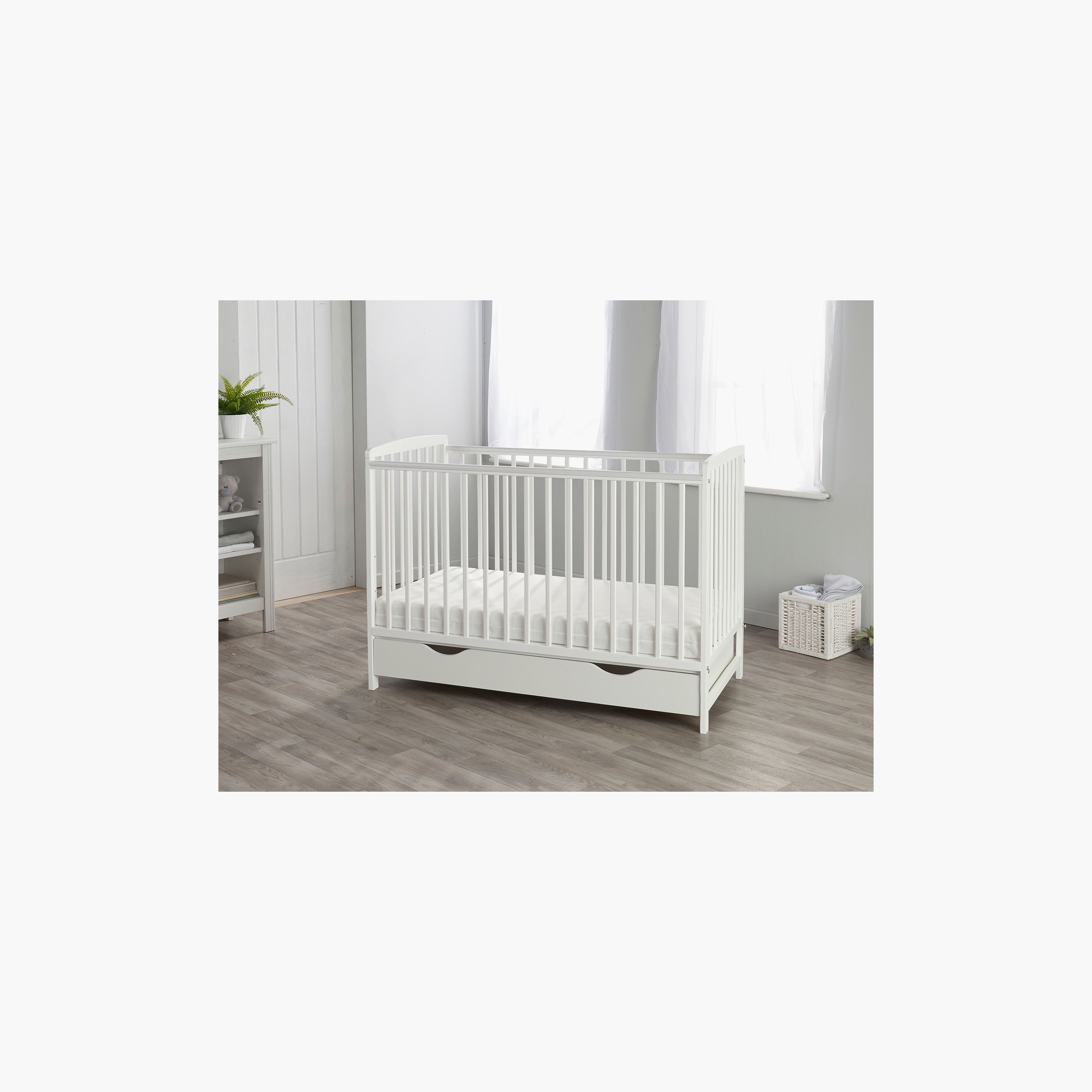 سرير أطفال ميلبورن من كيندر فالي مع مرتبة كيندر فلو-baby-nursery-furniture-cribsandbeds-beds-image-3