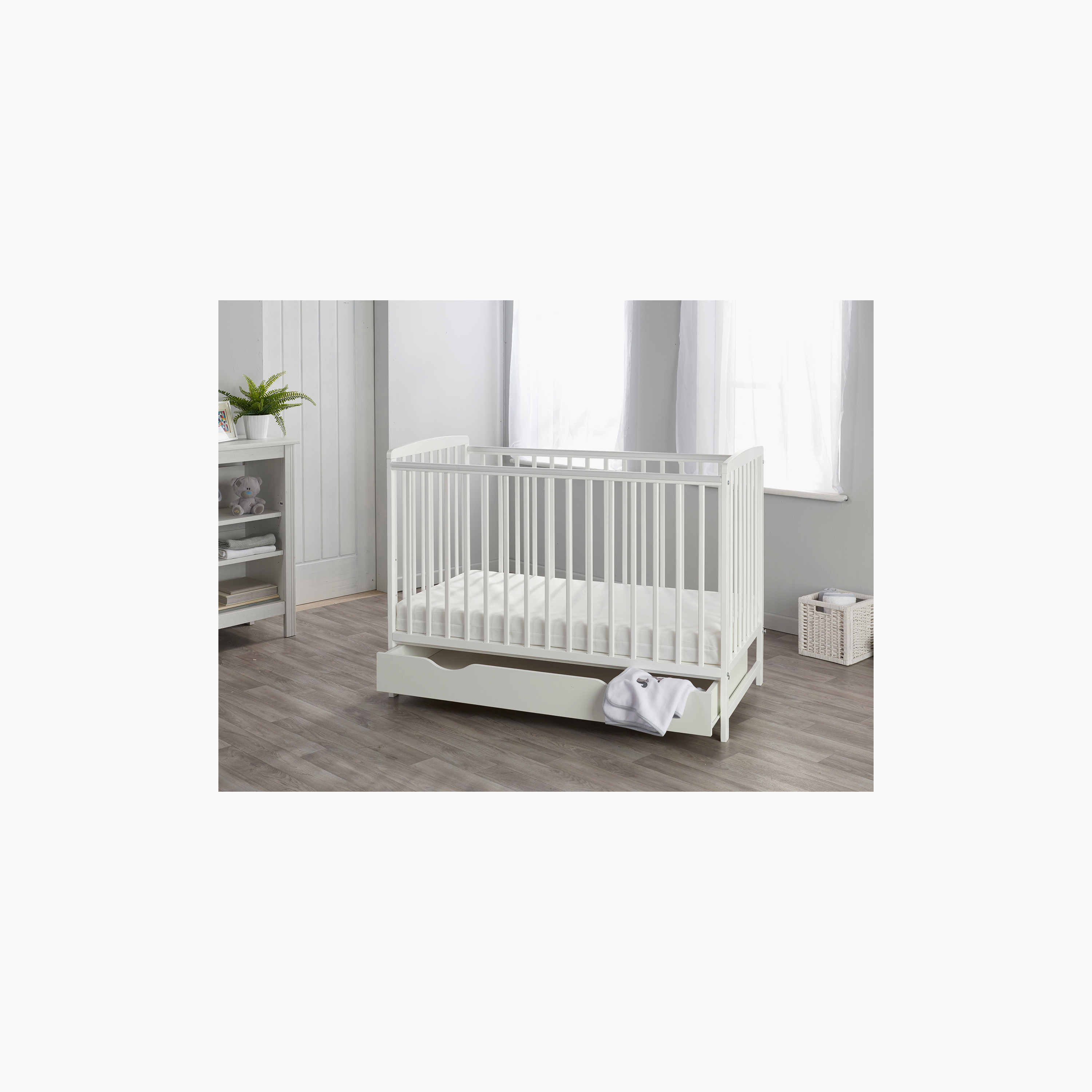 سرير أطفال ميلبورن من كيندر فالي مع مرتبة كيندر فلو-baby-nursery-furniture-cribsandbeds-beds-image-4